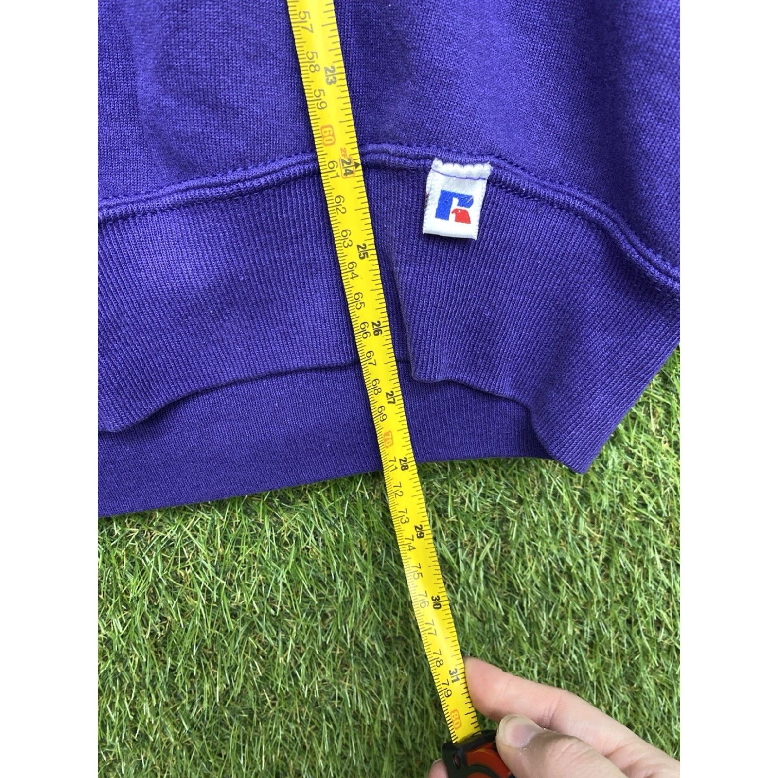 Russell Athletic VINTAGE Russell Athletic Sweatshirt Shirt Men XL Purple Crew Neck Pullover USA State College 90s Mens Size US XL / EU 56 / 4 - 5 Thumbnail