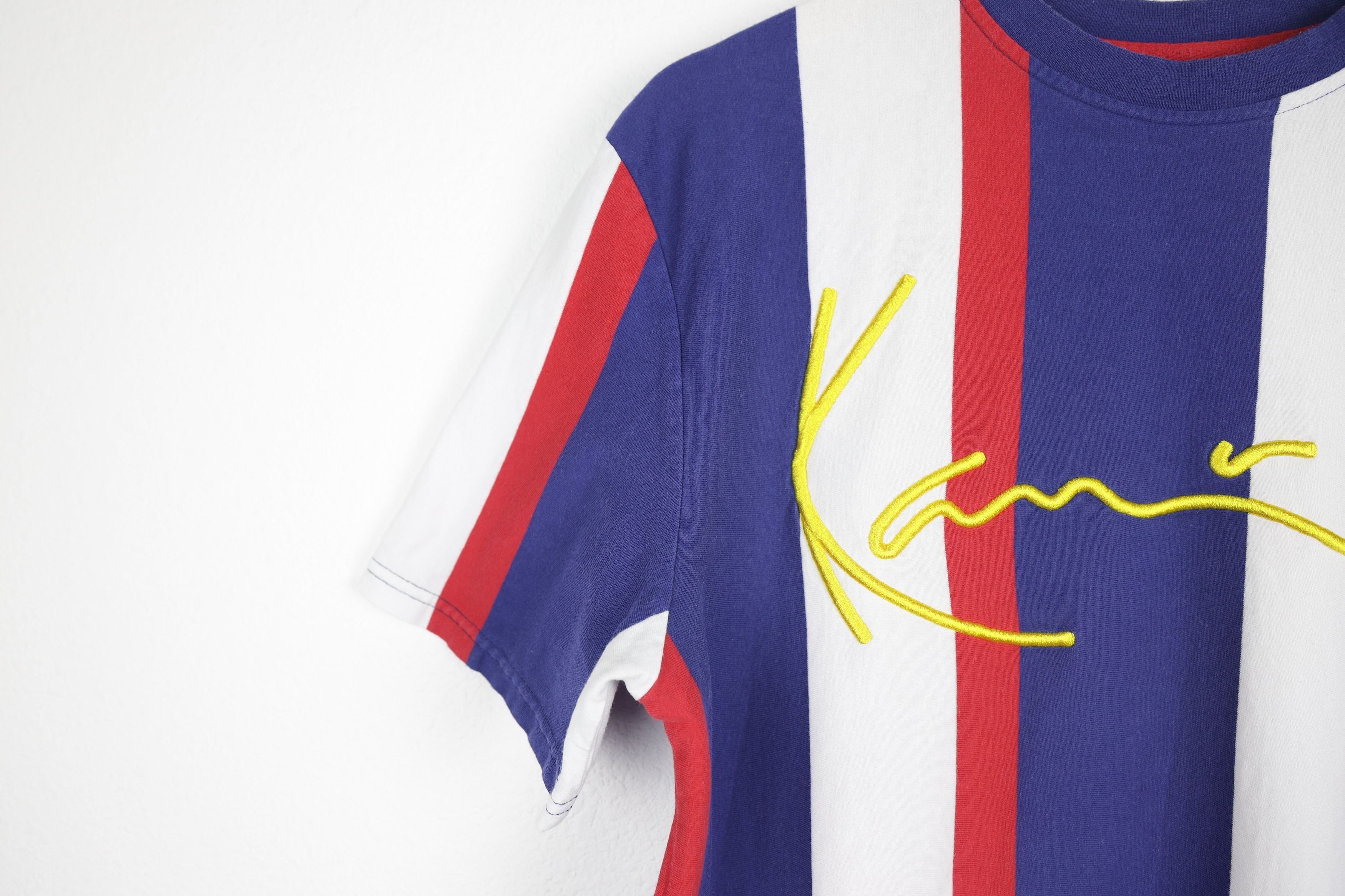 Karl Kani Karl Kani Multicolor Striped Logo Crew Tee T-shirt Size US S / EU 44-46 / 1 - 5 Thumbnail