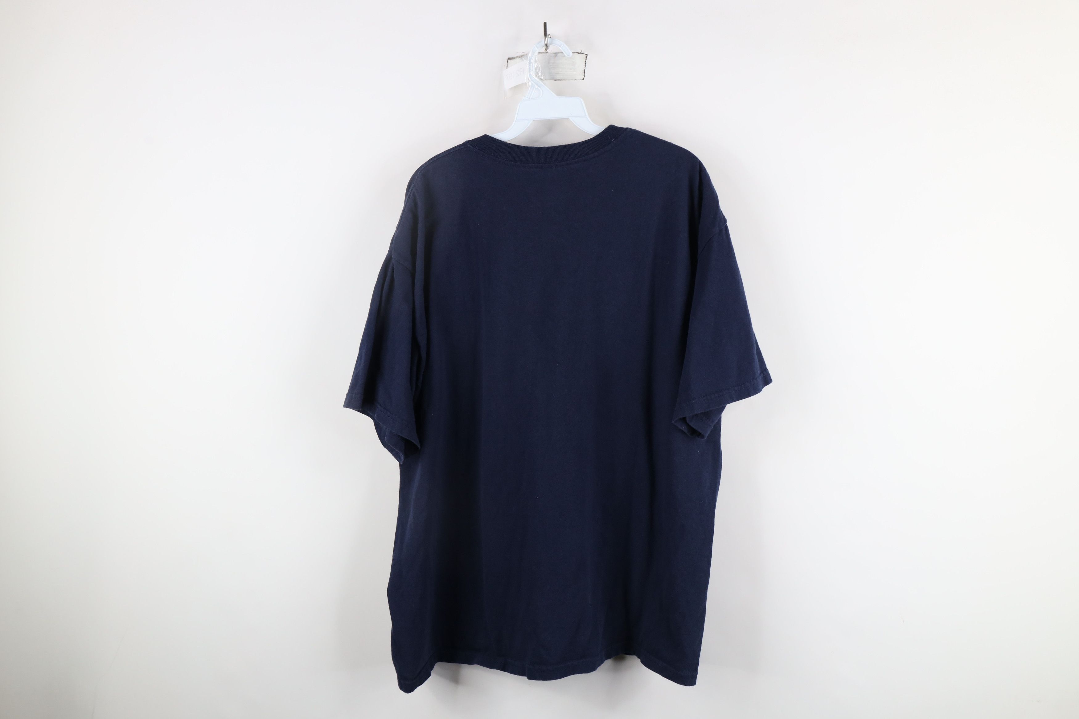 Vintage Vintage 90s Out University of Michigan Football T-Shirt Blue Size US XL / EU 56 / 4 - 7 Thumbnail