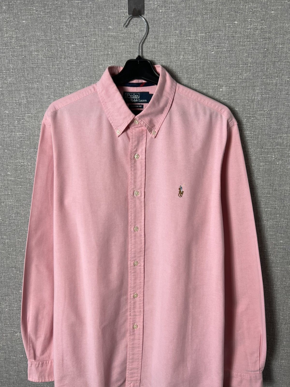 Polo Ralph Lauren Vintage Ralph Lauren Stick Cotton Button Long Sleeves Shirt Size US L / EU 52-54 / 3 - 2 Thumbnail