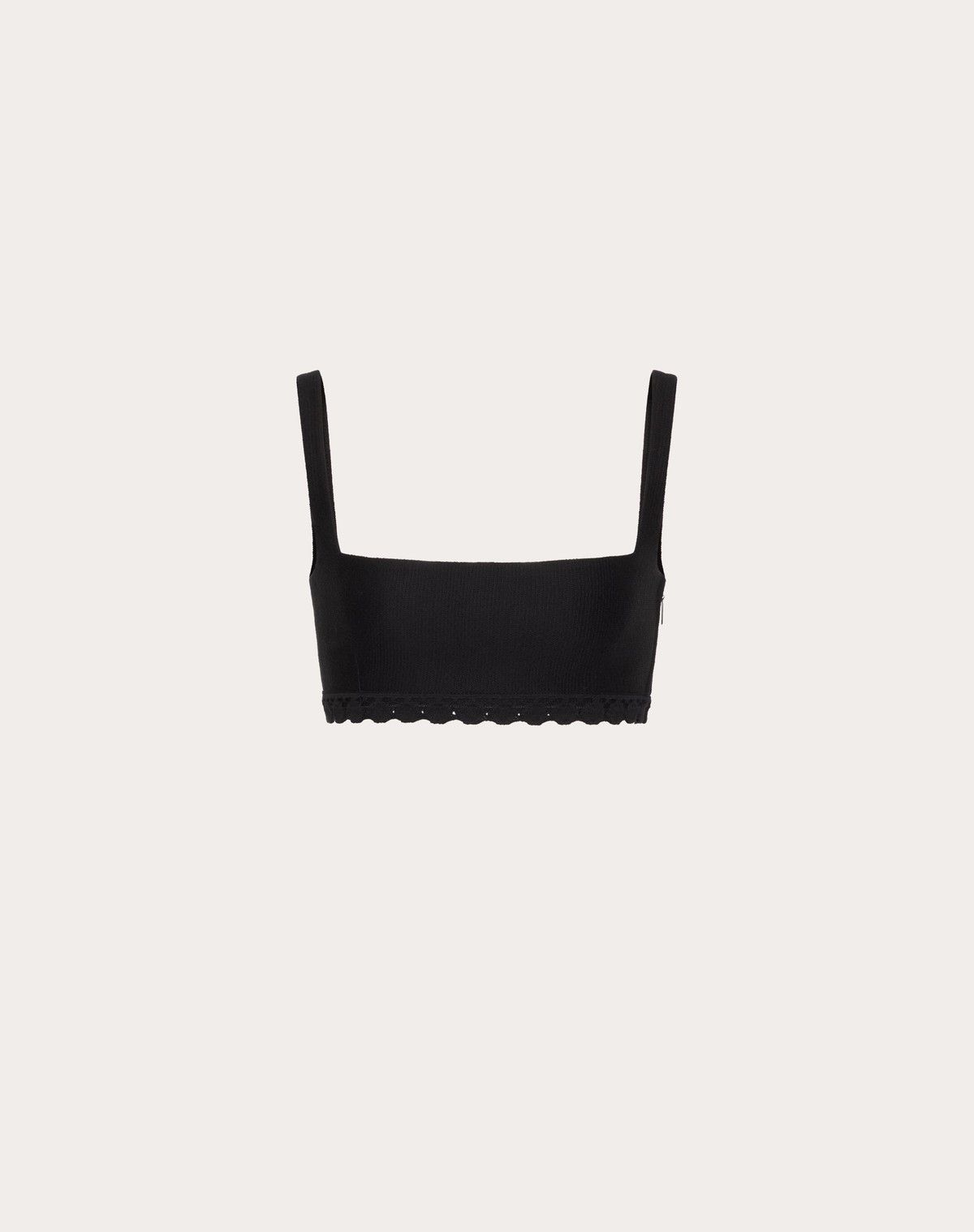 Valentino o1s1wg110525 Cotton Guipure Jardin Plat in Black Size S / US 4 / IT 40 - 1 Thumbnail