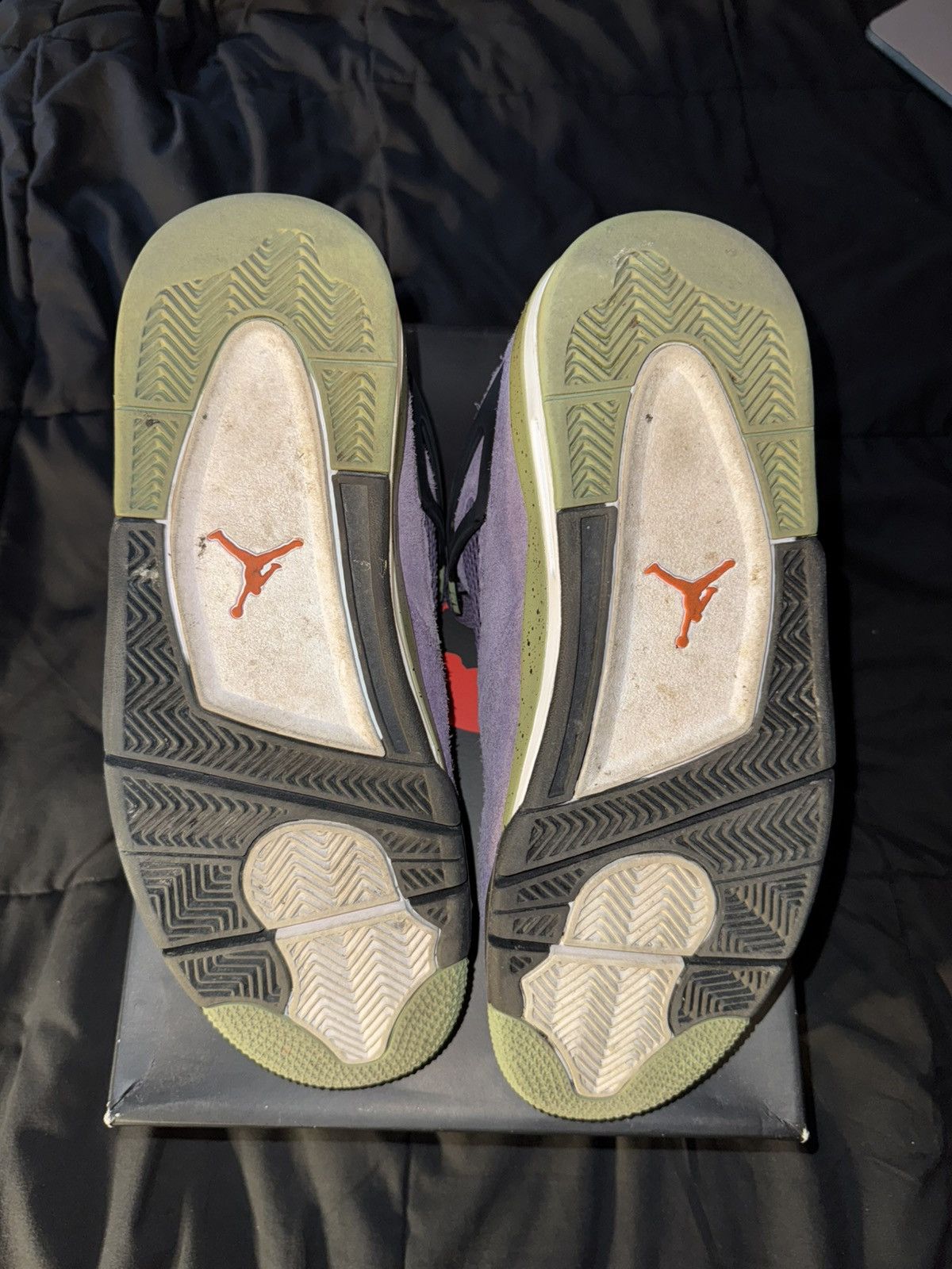 Jordan Brand × Nike WMNS AIR JORDAN 4 RETRO CANYON PURPLE Size US 10.5 / EU 43-44 - 5 Thumbnail