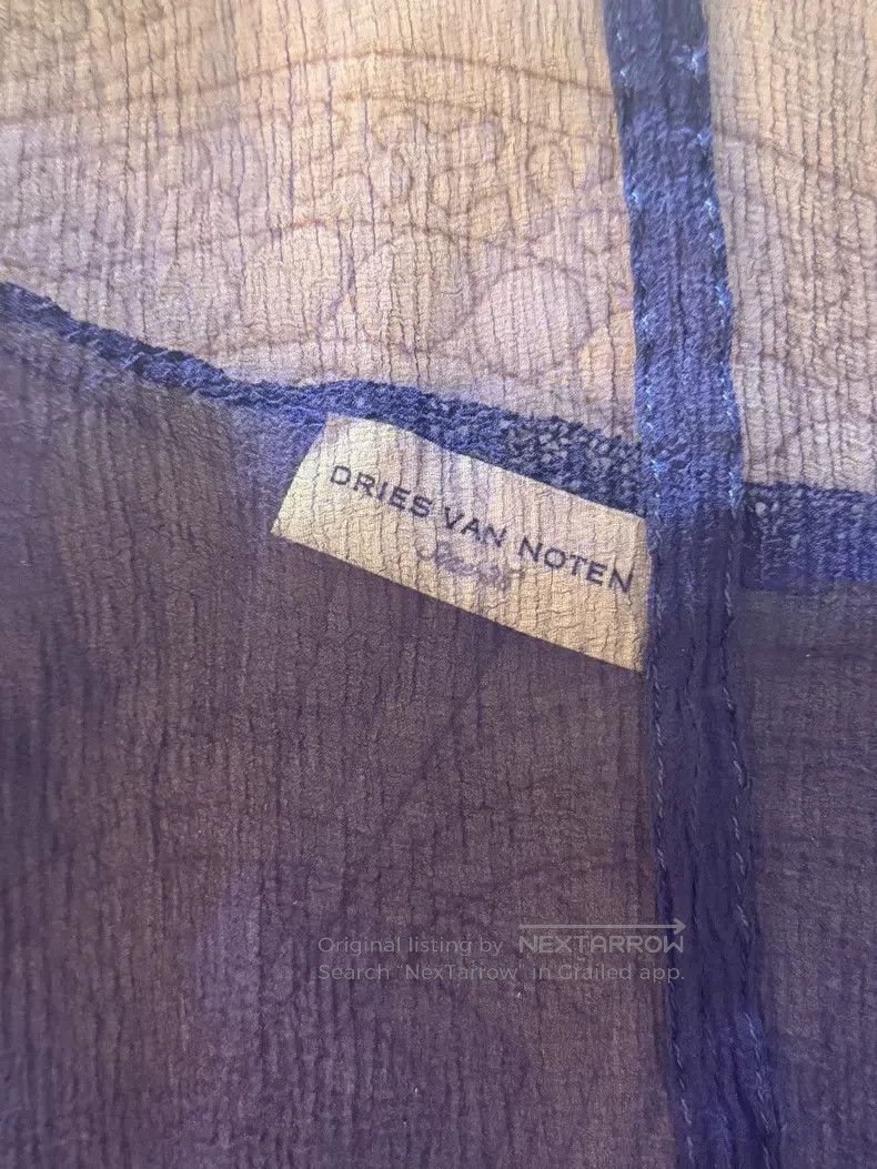 Dries Van Noten Dries Van Noten Runway-Style Silk Gauze Fabric Lace Camiso Size S / US 4 / IT 40 - 3 Thumbnail