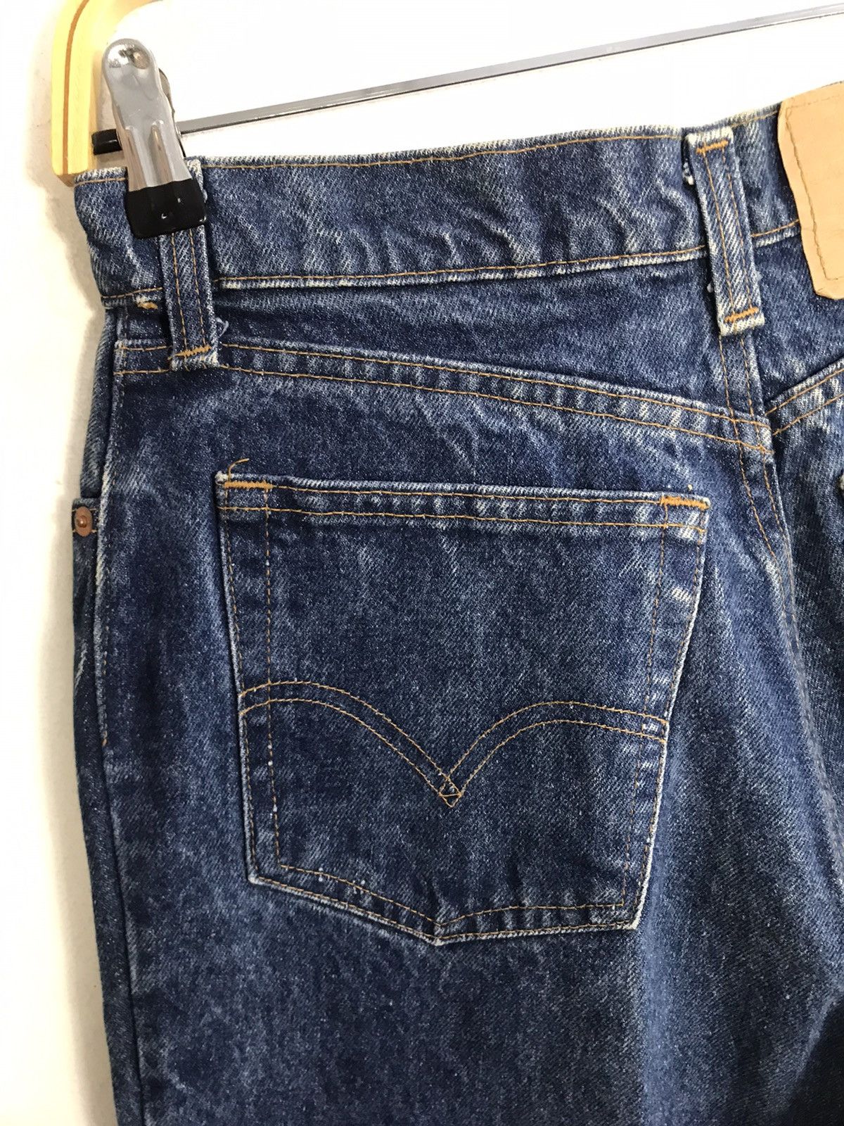 Levi's Vintage Clothing Levi's Strauss 80s 505 26505-0217 Talon Zip Denim Jeans Size 27" / US 4 / IT 40 - 10 Thumbnail
