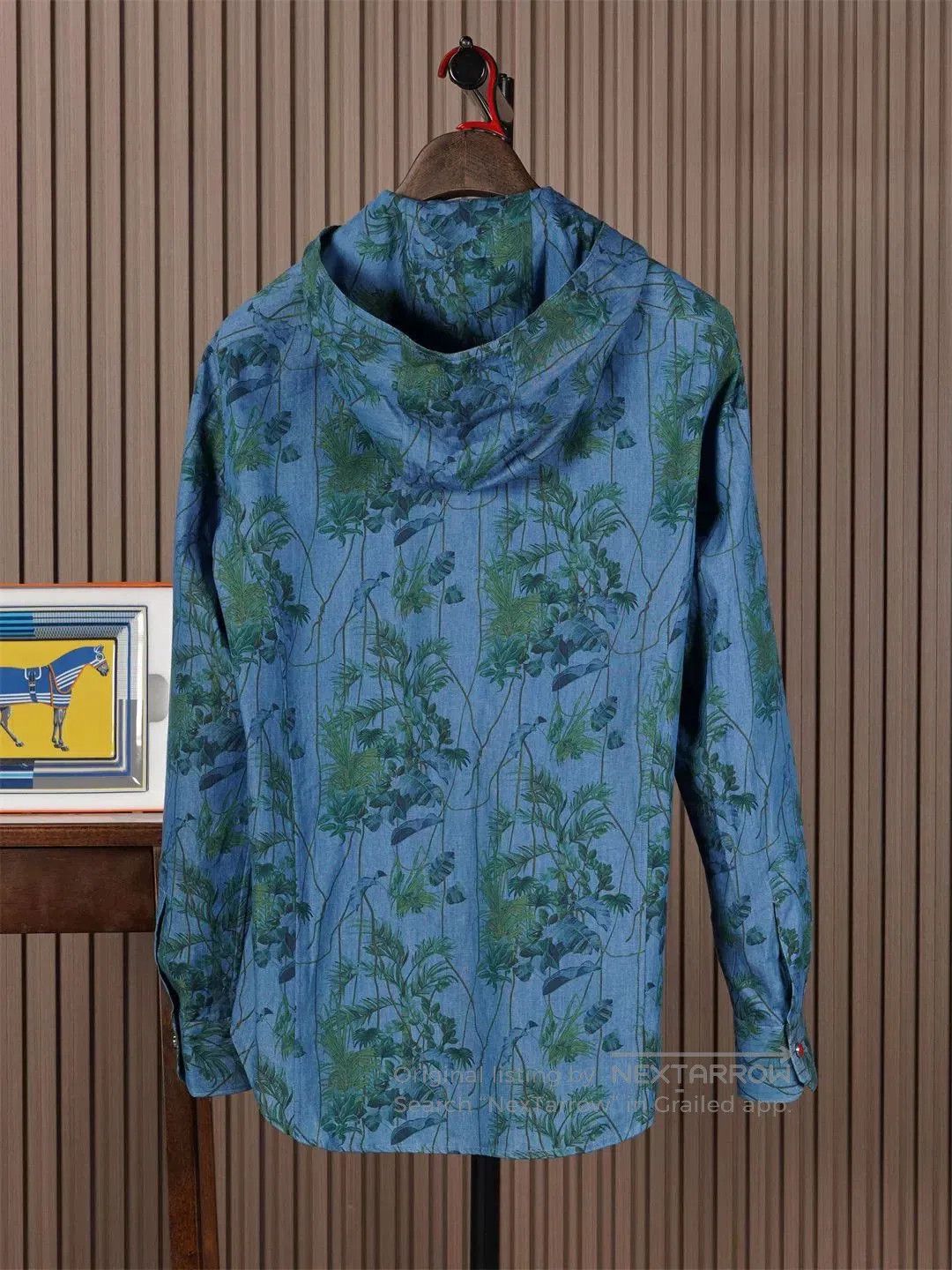 Kiton Kiton Cotton Printed Hooded Jacket. Size US M / EU 48-50 / 2 - 2 Thumbnail