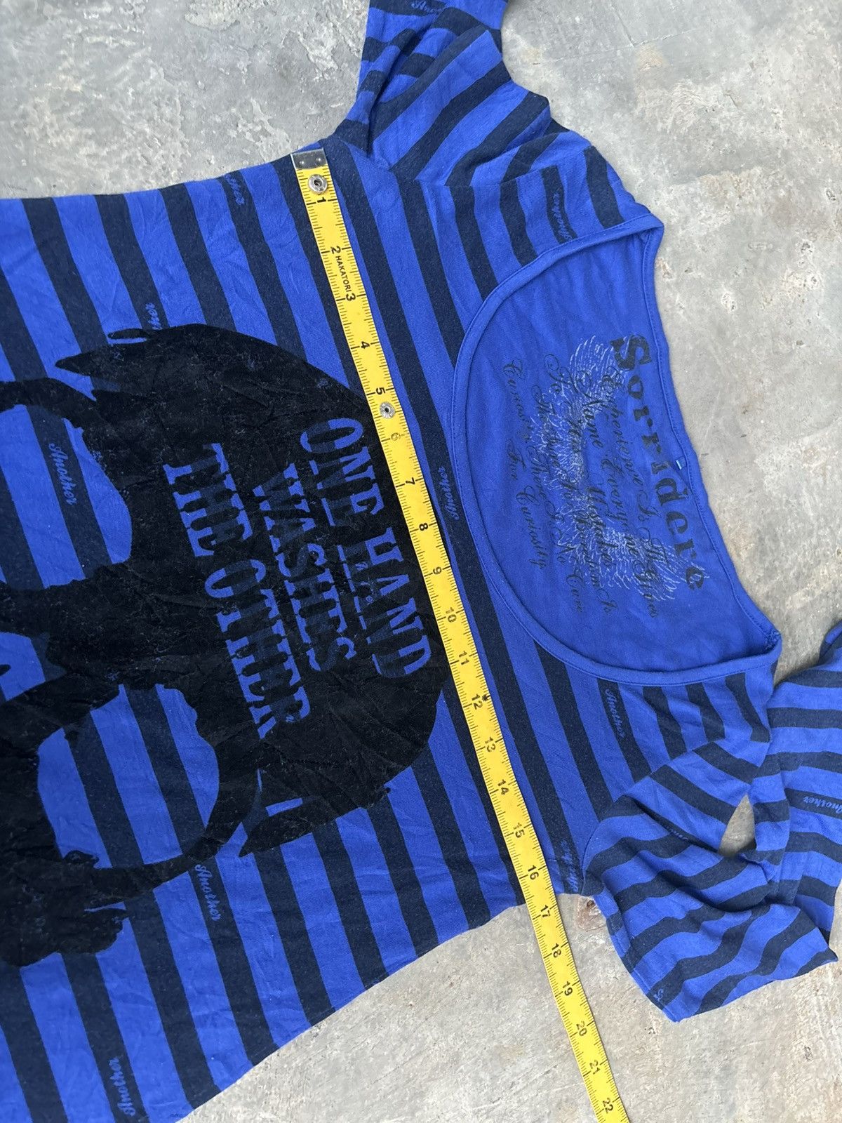 Hysteric Glamour × If Six Was Nine × Japanese Brand Y2k Sorridere Stripe Skull Ifsixwasnine Punk Style Longsleve Size ONE SIZE - 9 Thumbnail