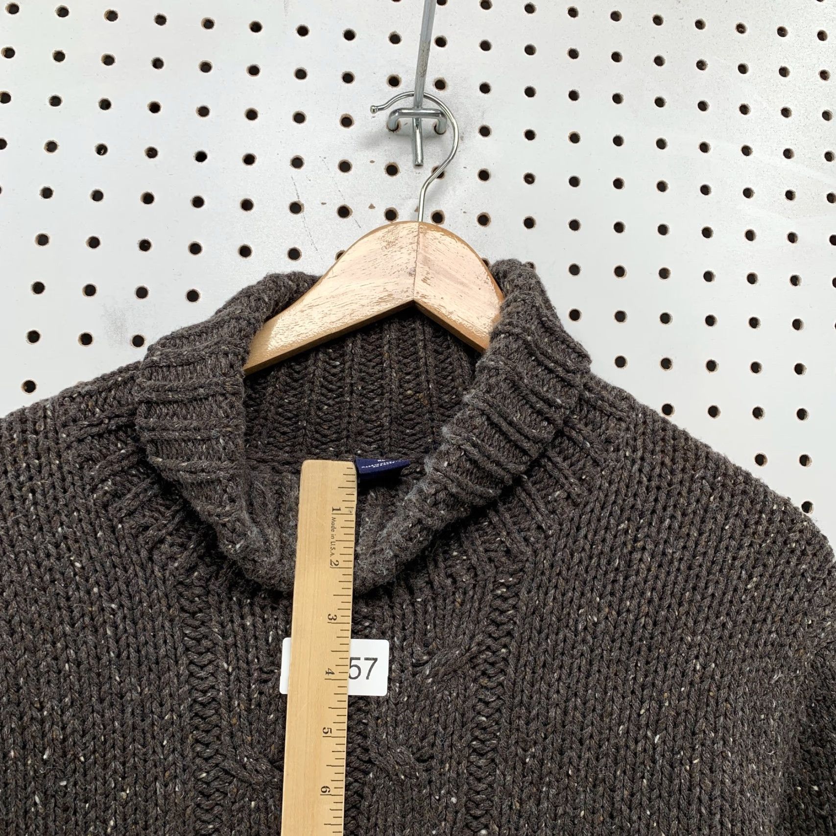 Gap VINTAGE Gap Cable Knit Turtleneck Sweater Pullover Mens XL Brown Speckled Hong Kong Pullover Mens XL Brown Speckled 90s, Gap, Sweater, Mens Size US XL / EU 56 / 4 - 7 Thumbnail