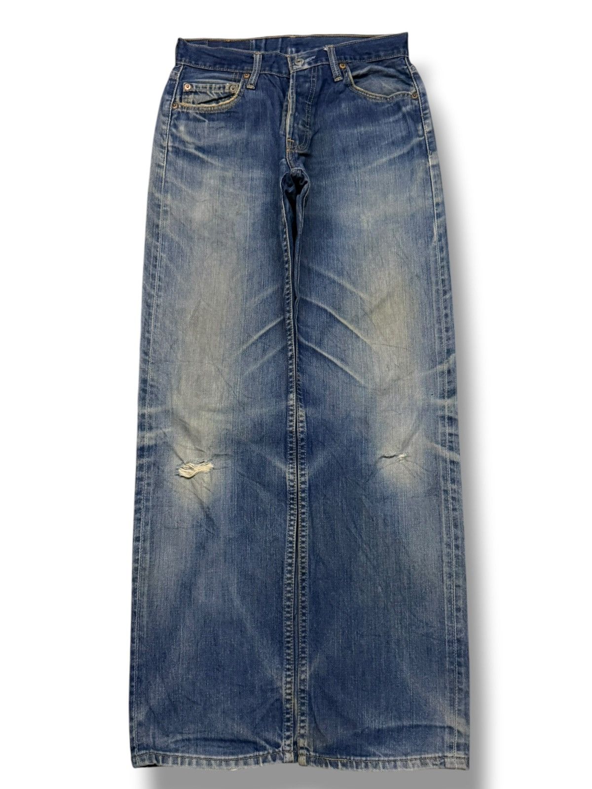 Levi's Vintage Levi’s 501 Japanese Denim Jeans | Straight Fit | W28 Size US 28 / EU 44 - 2 Thumbnail