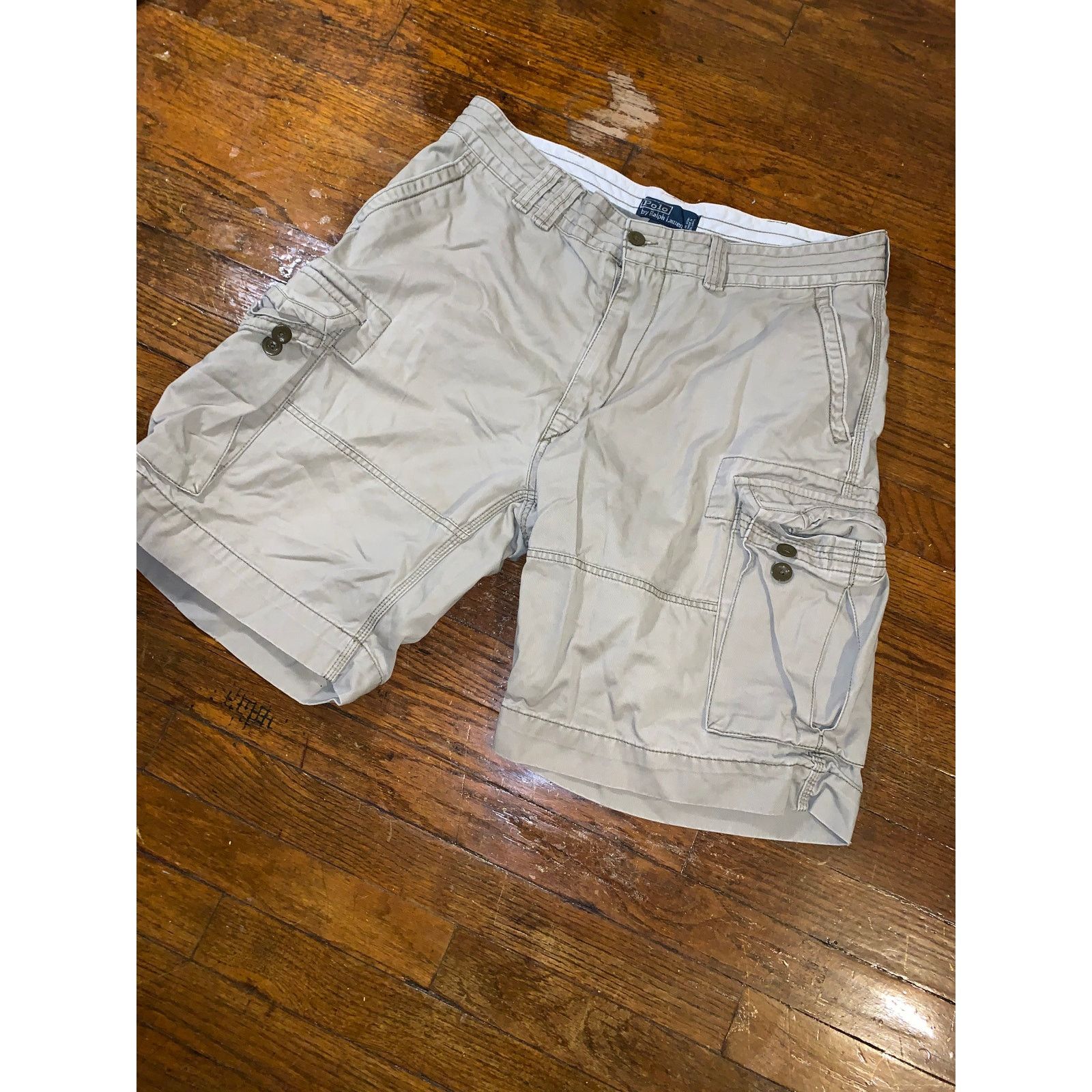 Polo Ralph Lauren Polo Ralph Lauren Cargo Shorts 36 Khaki Utility Military Size US 36 / EU 52 - 4 Thumbnail