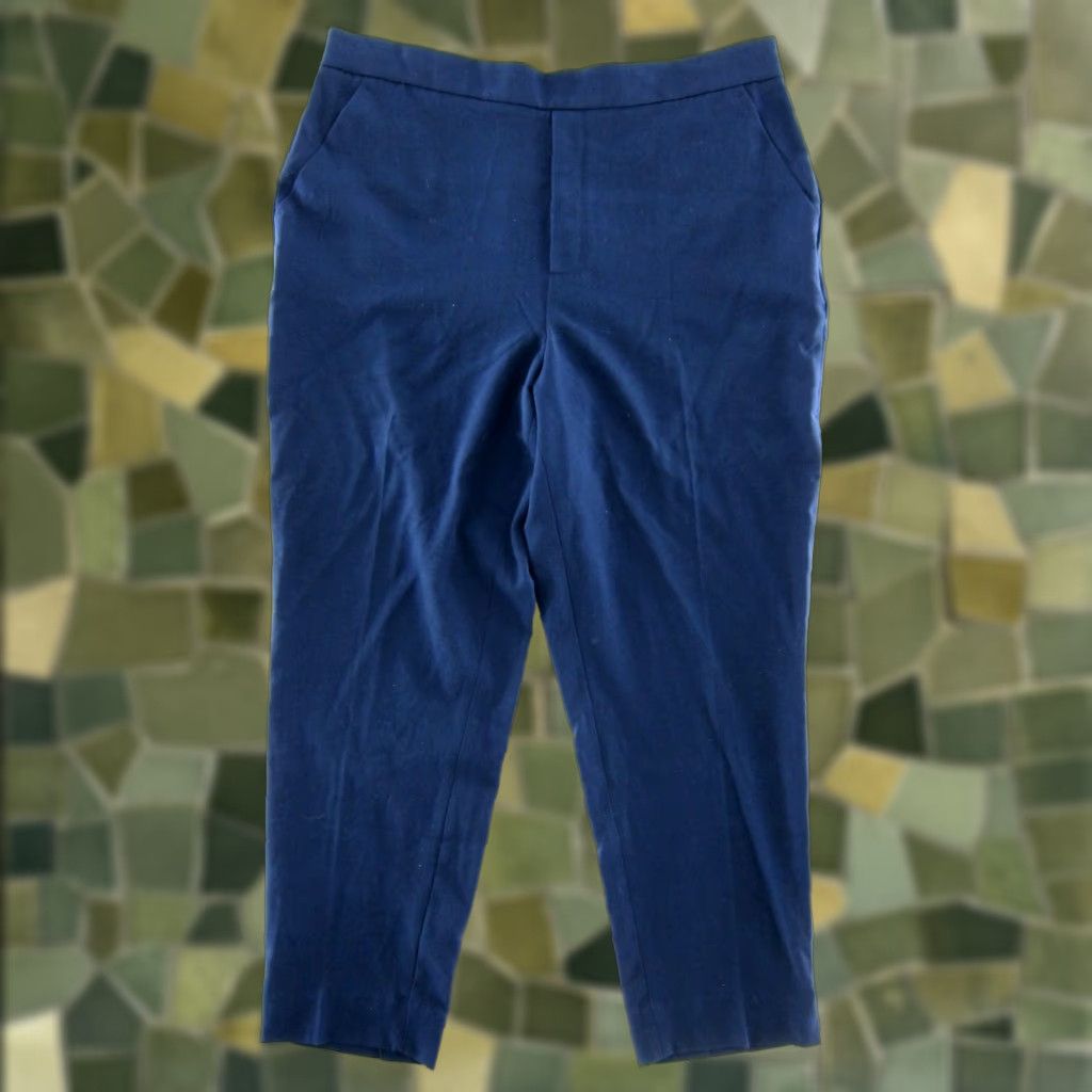 Banana Republic NWT Banana Republic Navy Blue Pocket Tapered Pull On Chino Pant Women 16 Size 38" / US 16 / IT 52 - 1 Thumbnail