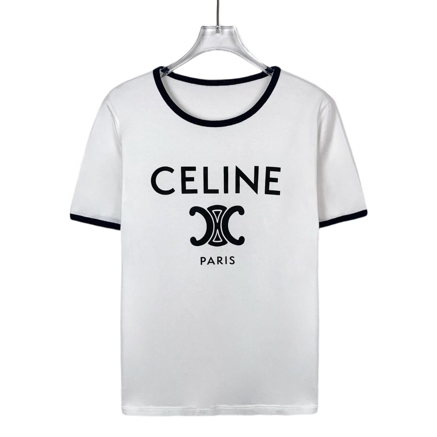 Celine Celine Retro Printed White T-Shirt S Women Size S / US 4 / IT 40 - 1 Thumbnail