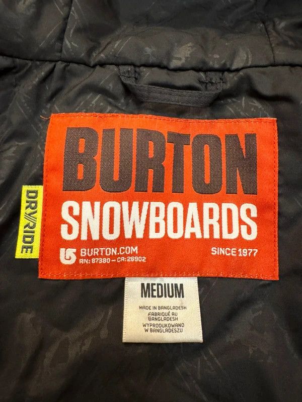 Burton Burton MB Poacher Jacket True Black Snowboard Ski Jacket M Size US M / EU 48-50 / 2 - 13 Thumbnail