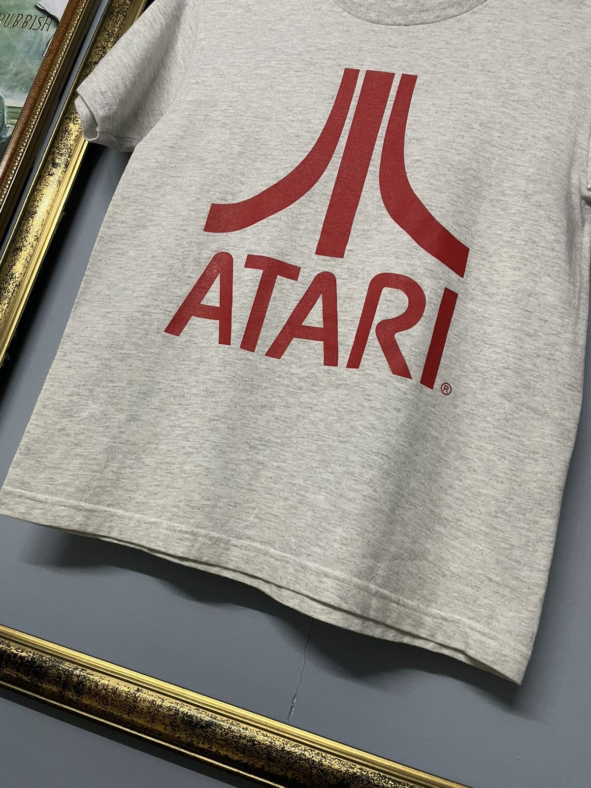 Vintage Vintage 1990s Atari Retro Video Game Thom Yorke Tshirt Size US S / EU 44-46 / 1 - 5 Thumbnail