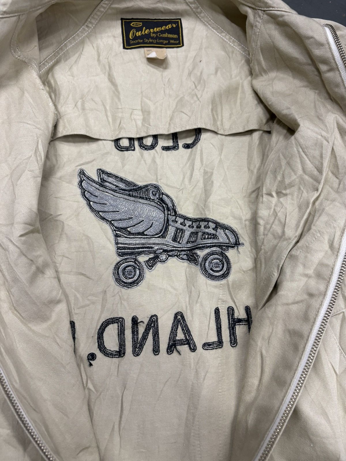 Vintage Vintage 50s cotton jacket skater paradise highland, ill. Size US S / EU 44-46 / 1 - 6 Thumbnail
