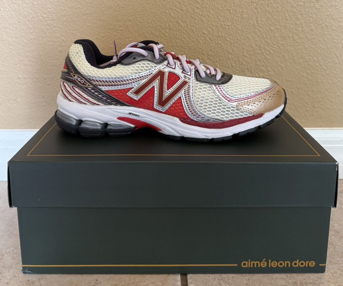 Aime Leon Dore × New Balance New Balance 860v2 Aime Leon Dore Red ALD 8.5 Box and Laces Size US 8.5 / EU 41-42 - 1 Thumbnail