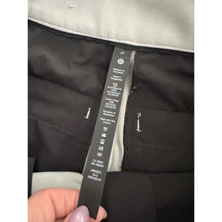 Lululemon Lululemon Men's ABC Slim Performance Pants - Light Gray Size US 31 - 7 Thumbnail