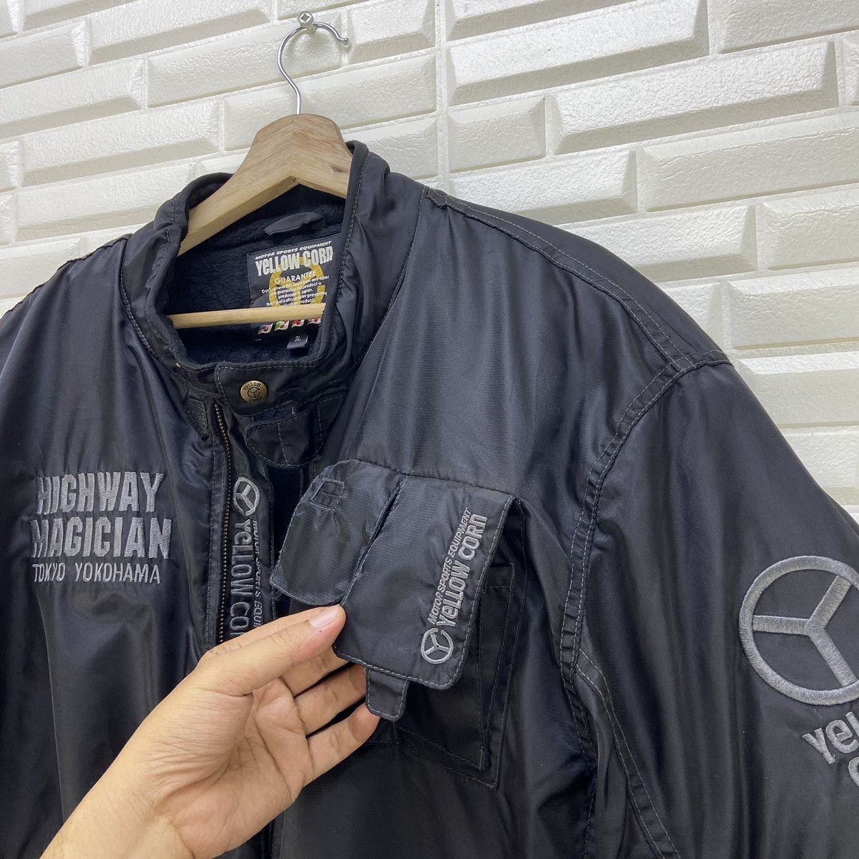 YELLOW CORN Sledge Hammer Highway The 3rd Bomber Moto Sport Biker Jacket Size US L / EU 52-54 / 3 - 6 Thumbnail