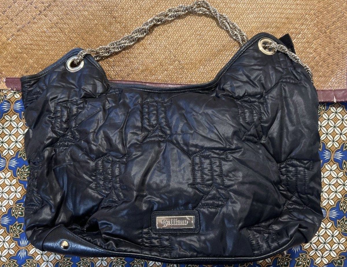 Galliano leather shoulder bag