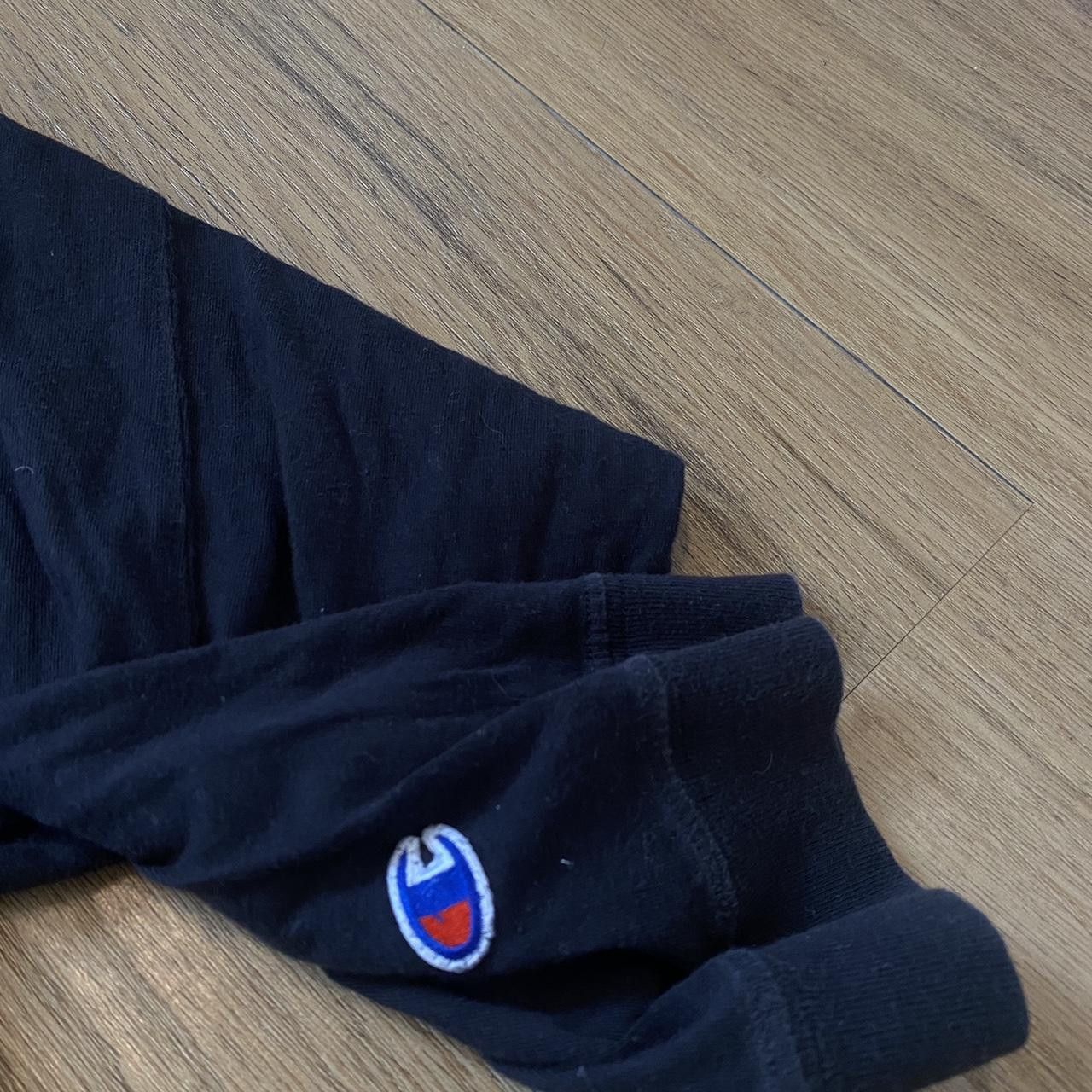 Champion Champion black cropped hoodie with drawstring Size US S / EU 44-46 / 1 - 3 Thumbnail