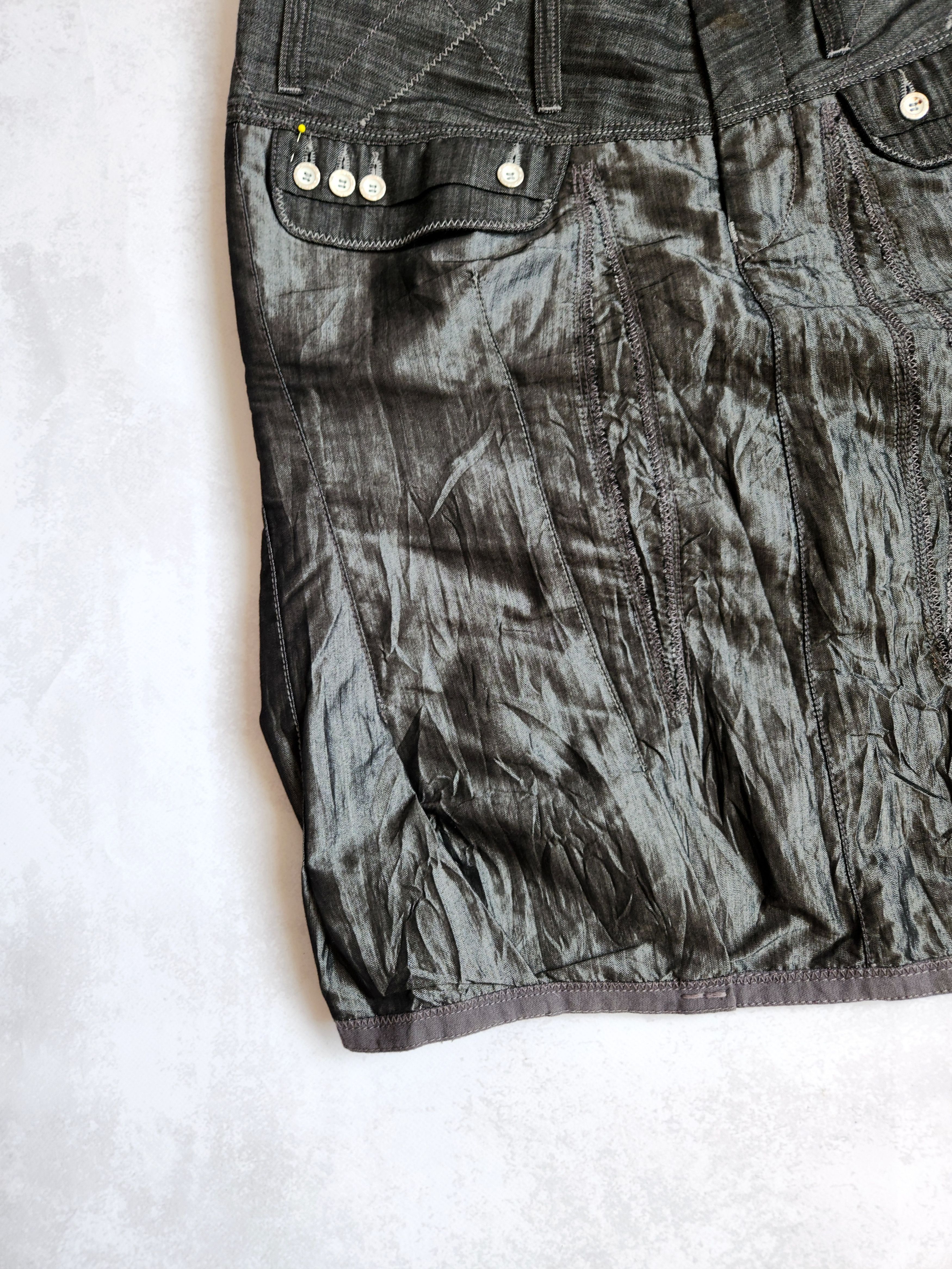 Marithe + Francois Girbaud Vintage Marithe Francois Girbaud Y2K Avant Garde Skirt Size 27" / US 4 / IT 40 - 9 Thumbnail