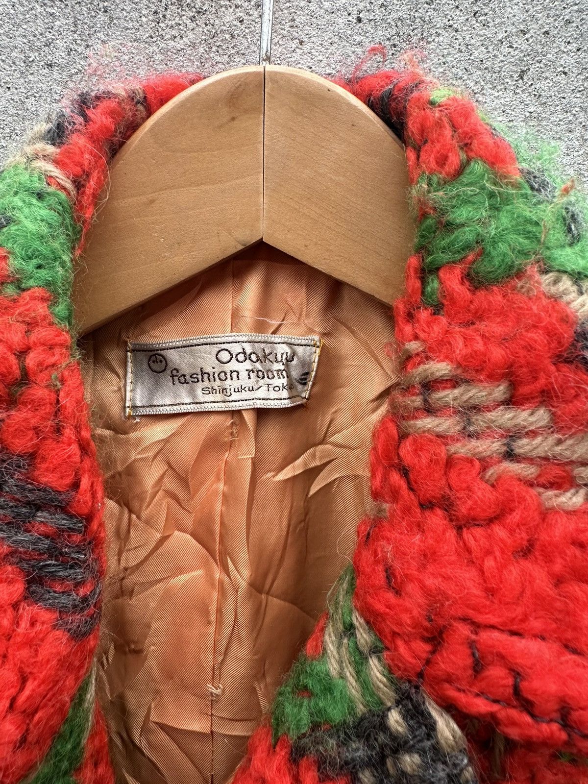 Vintage Odokuru Wool coat jacket Size S / US 4 / IT 40 - 2 Thumbnail
