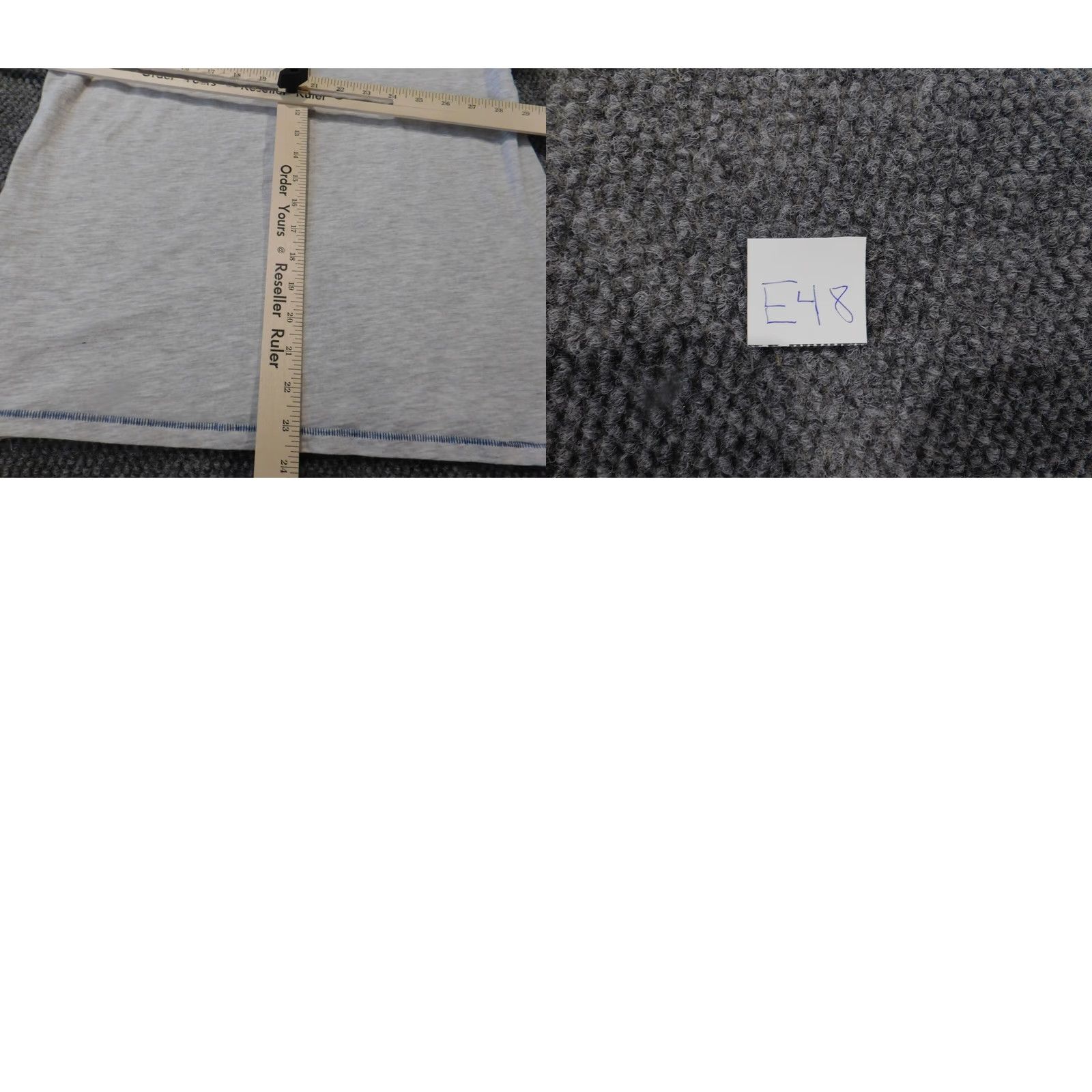 Tommy Hilfiger Tommy Hilfiger Womens Blouse L Gray Heart Graphic Crew Neck Short Sleeve Cotton Classic Size L / US 10 / IT 46 - 9 Thumbnail