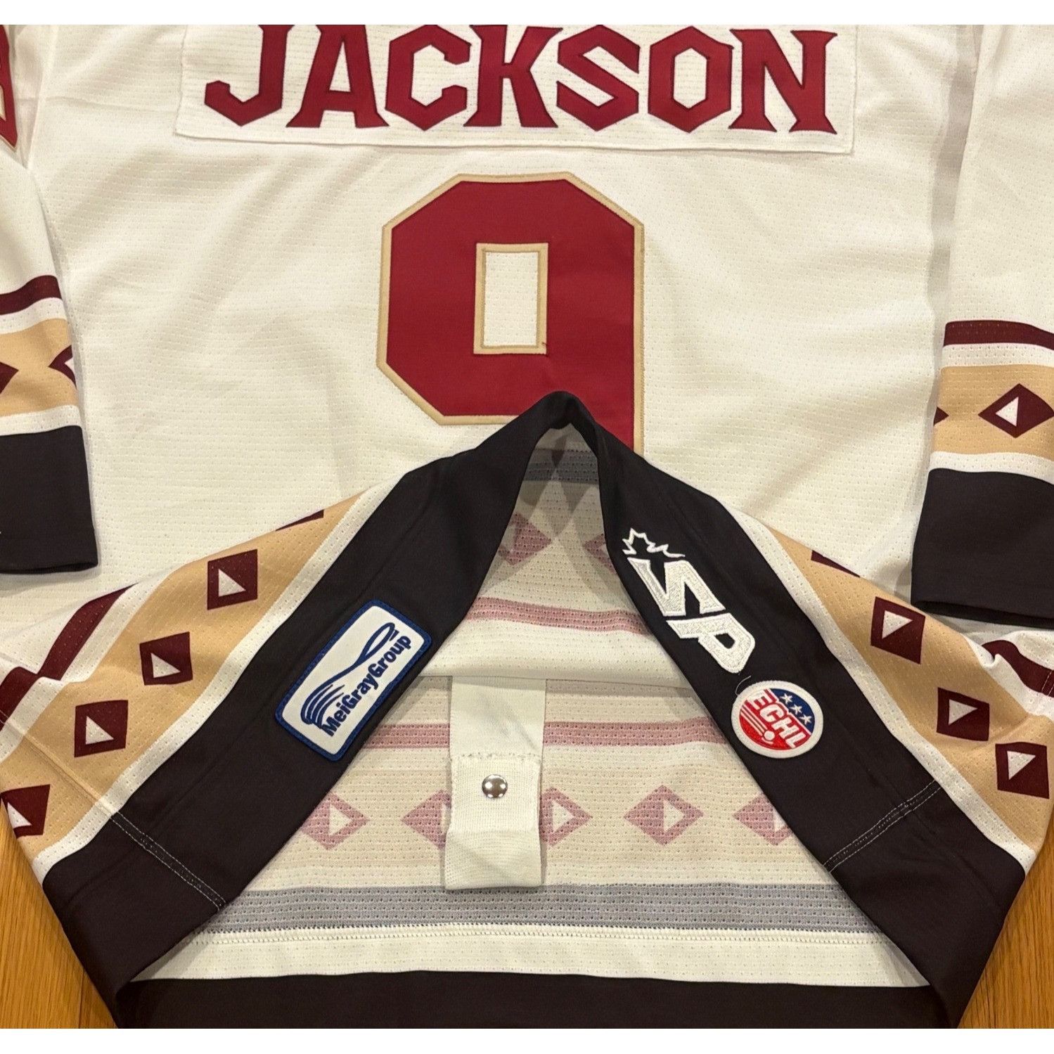 Other Game Worn 2008-2009 Gwinnett Gladiators Jim Jackson #9 ECHL Size US XXL / EU 58 / 5 - 8 Thumbnail