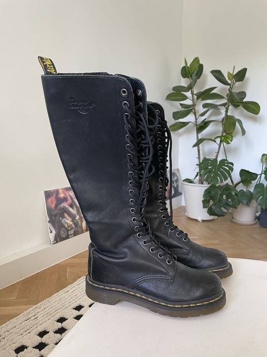 Dr. Martens Dr. Martens 1940 Black High Boots Hype Punk Rock