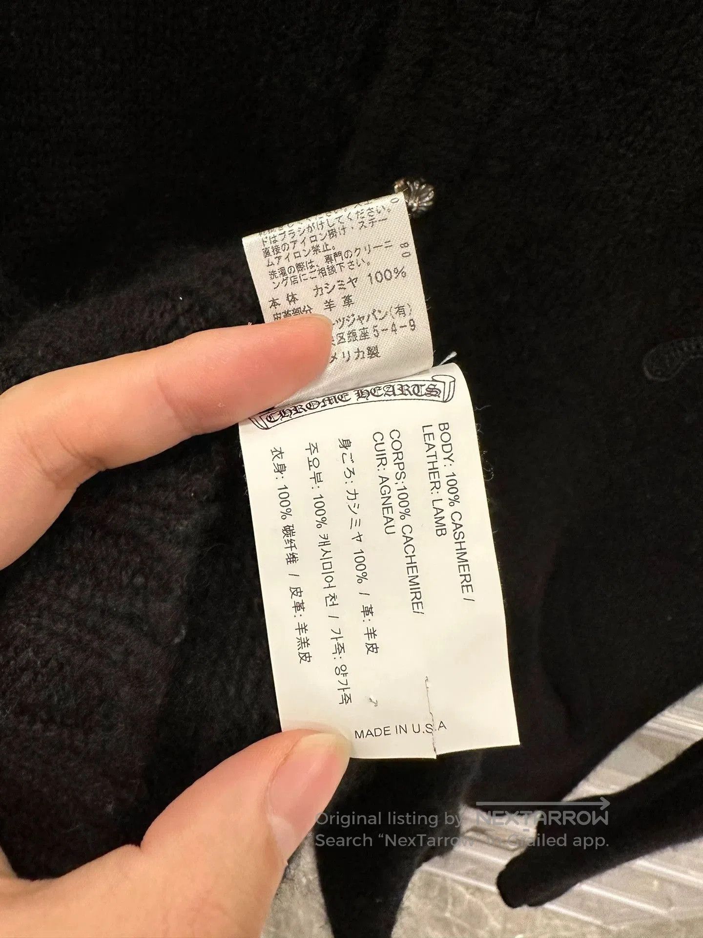 Chrome Hearts chrome hearts cashmere cardigan with silver buttons. Size US L / EU 52-54 / 3 - 3 Thumbnail