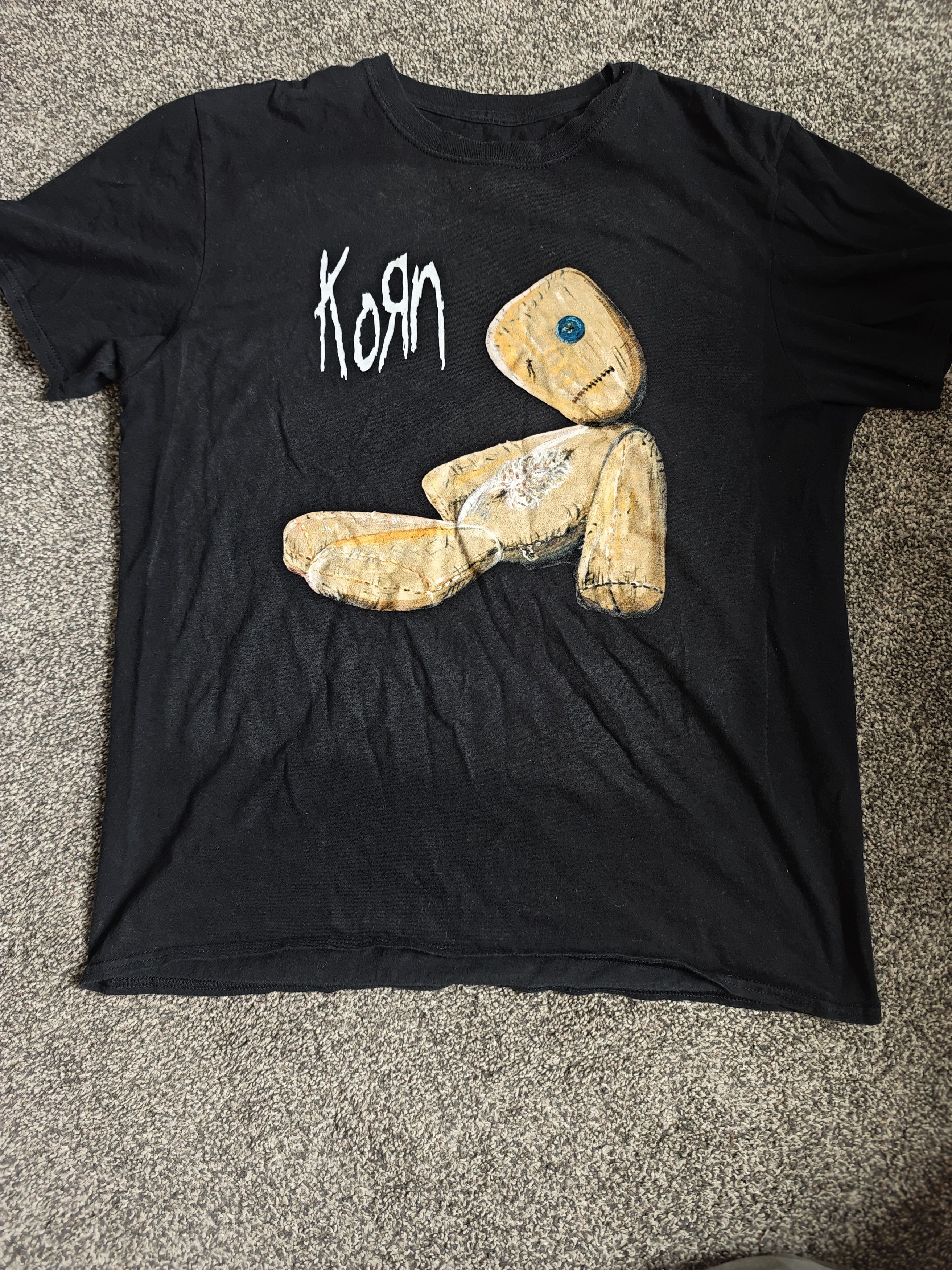 Band Tees Korn vintage t, nu metal, y2k, grunge, 90s, size L Size US L / EU 52-54 / 3 - 1 Thumbnail