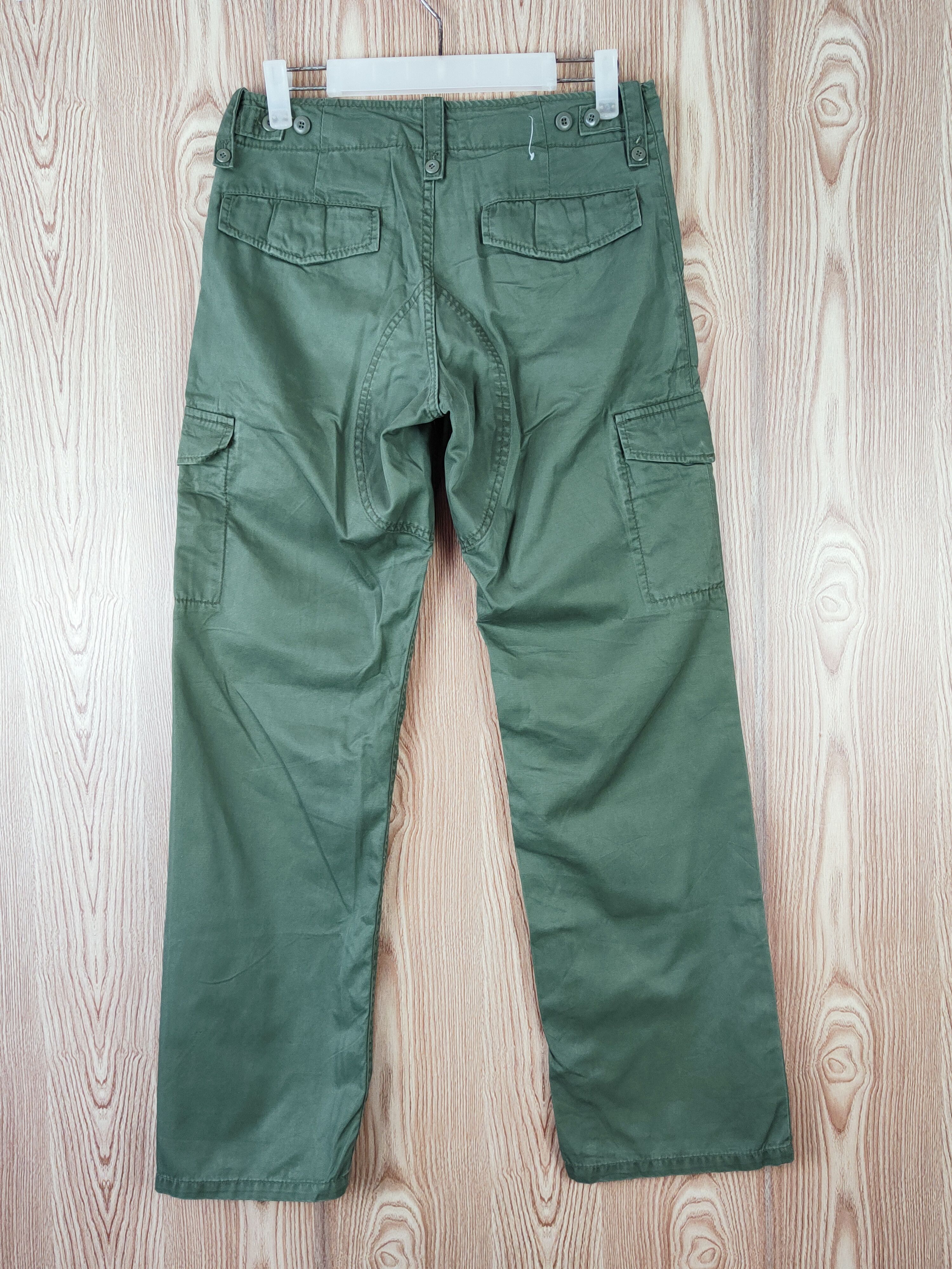 Japanese Brand Natural Beauty Basic Green Multipocket Cargo Pants #W926 Size US 29 - 7 Thumbnail