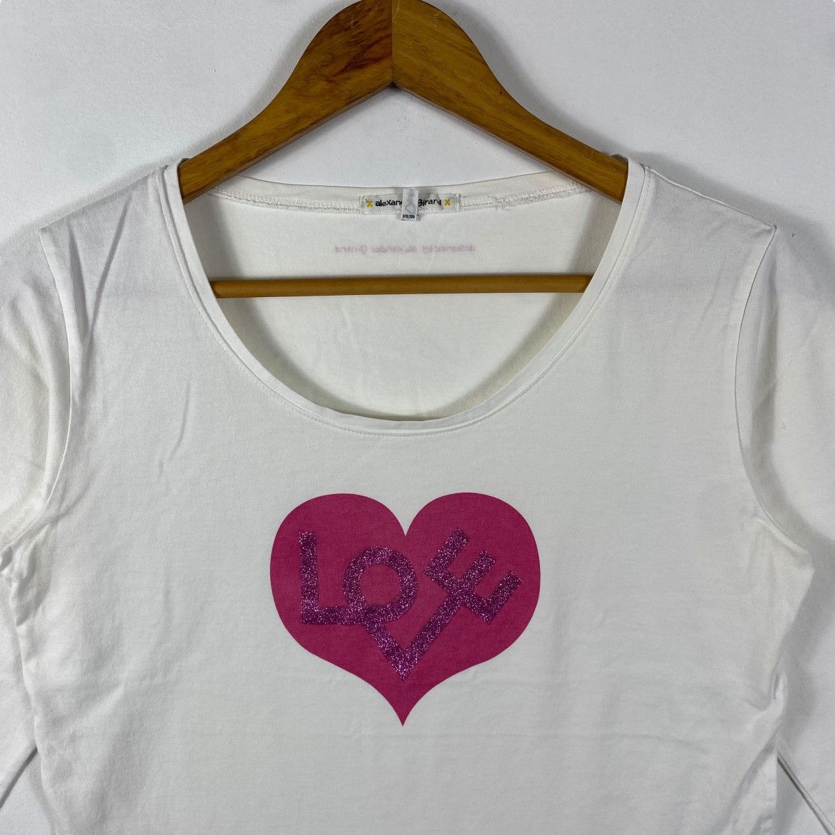 Vintage Vintage ALEXANDER GIRARD Love Heart Graphic Women Longsleeve Size L / US 10 / IT 46 - 2 Thumbnail