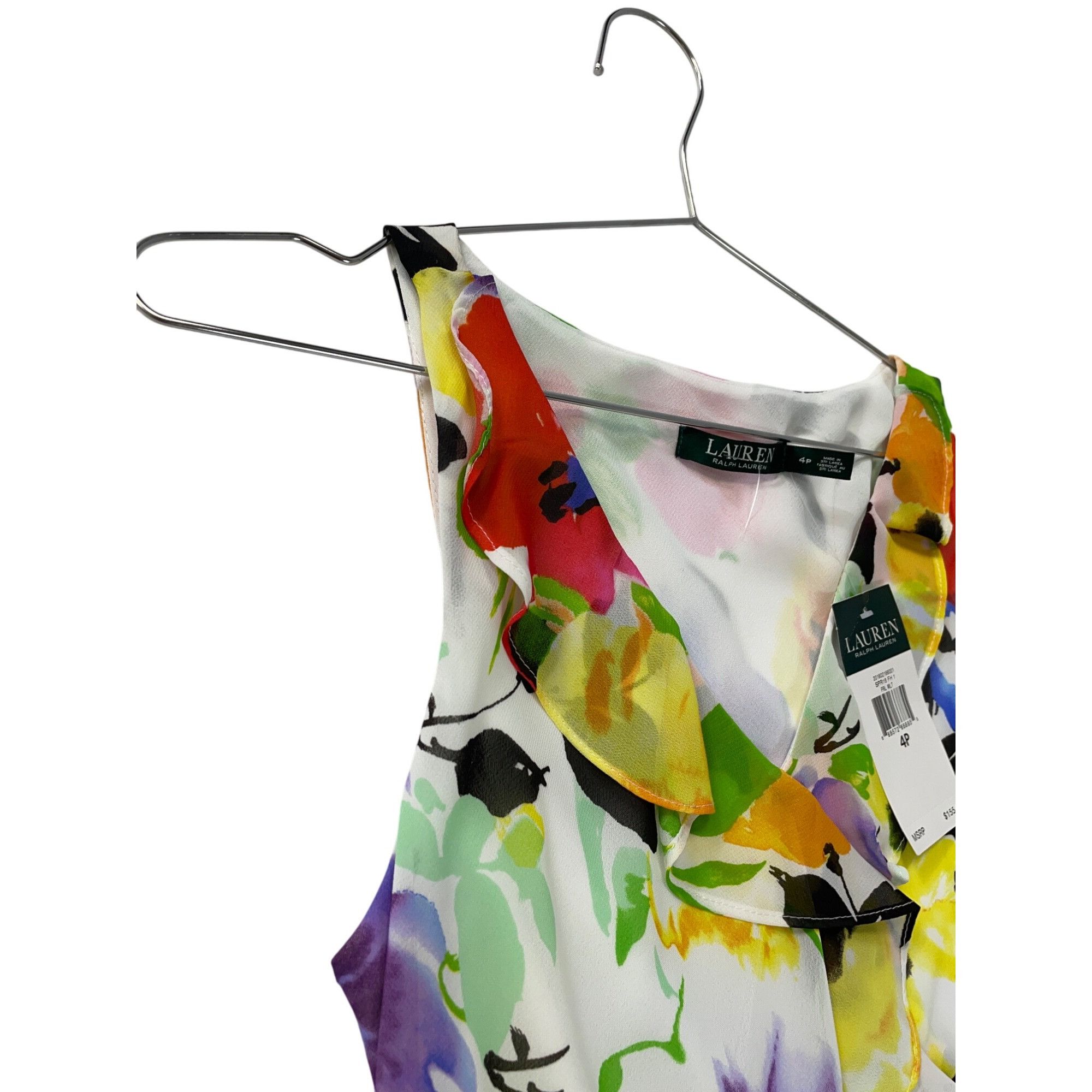 Lauren Ralph Lauren Lauren Ralph Lauren Womens yellow blue Floral Sleeveless Dre Size S / US 4 / IT 40 - 6 Thumbnail