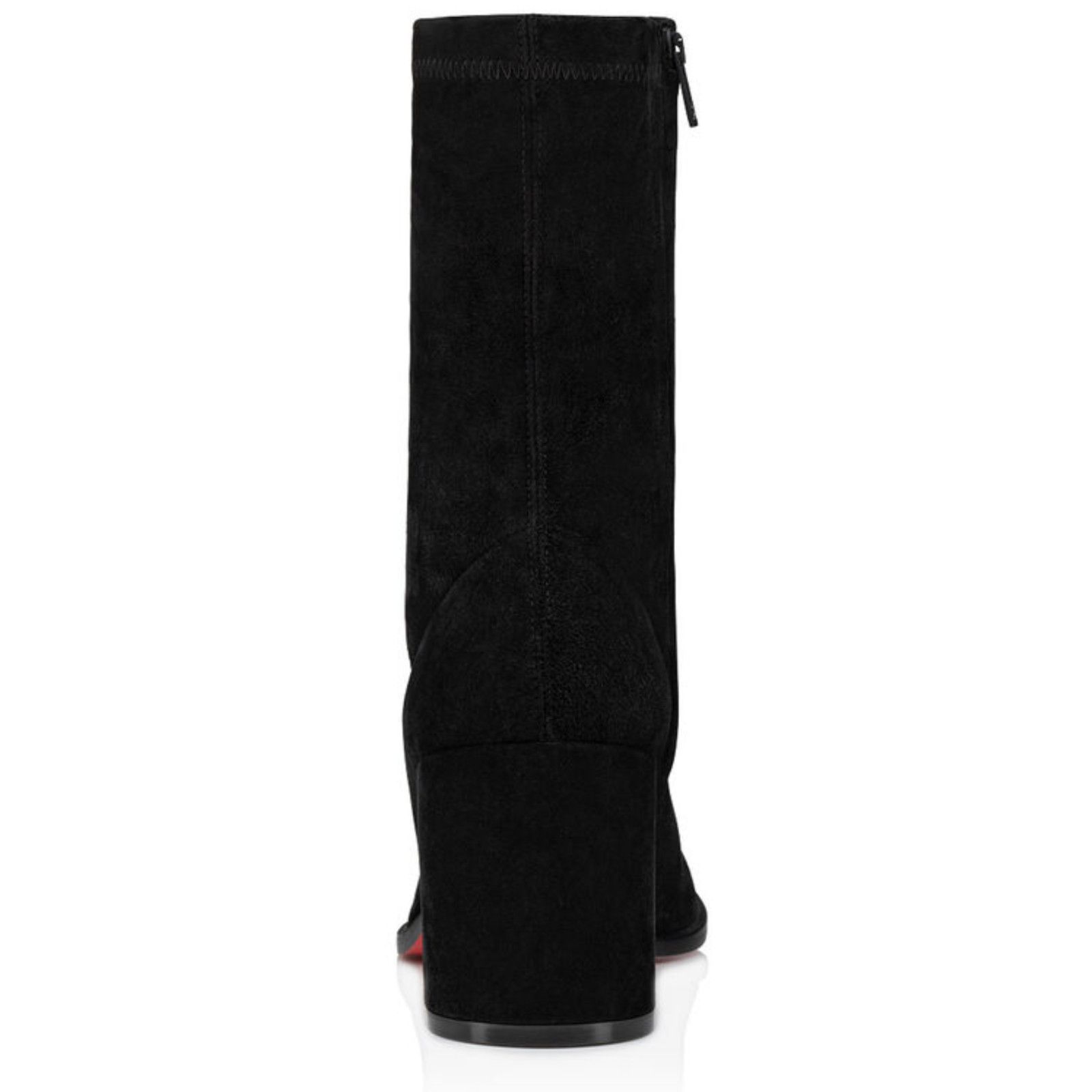 Christian Louboutin Christian Louboutin Stretchadoxa 70 Black Suede Block Heel Size US 6.5 / IT 36.5 - 14 Thumbnail