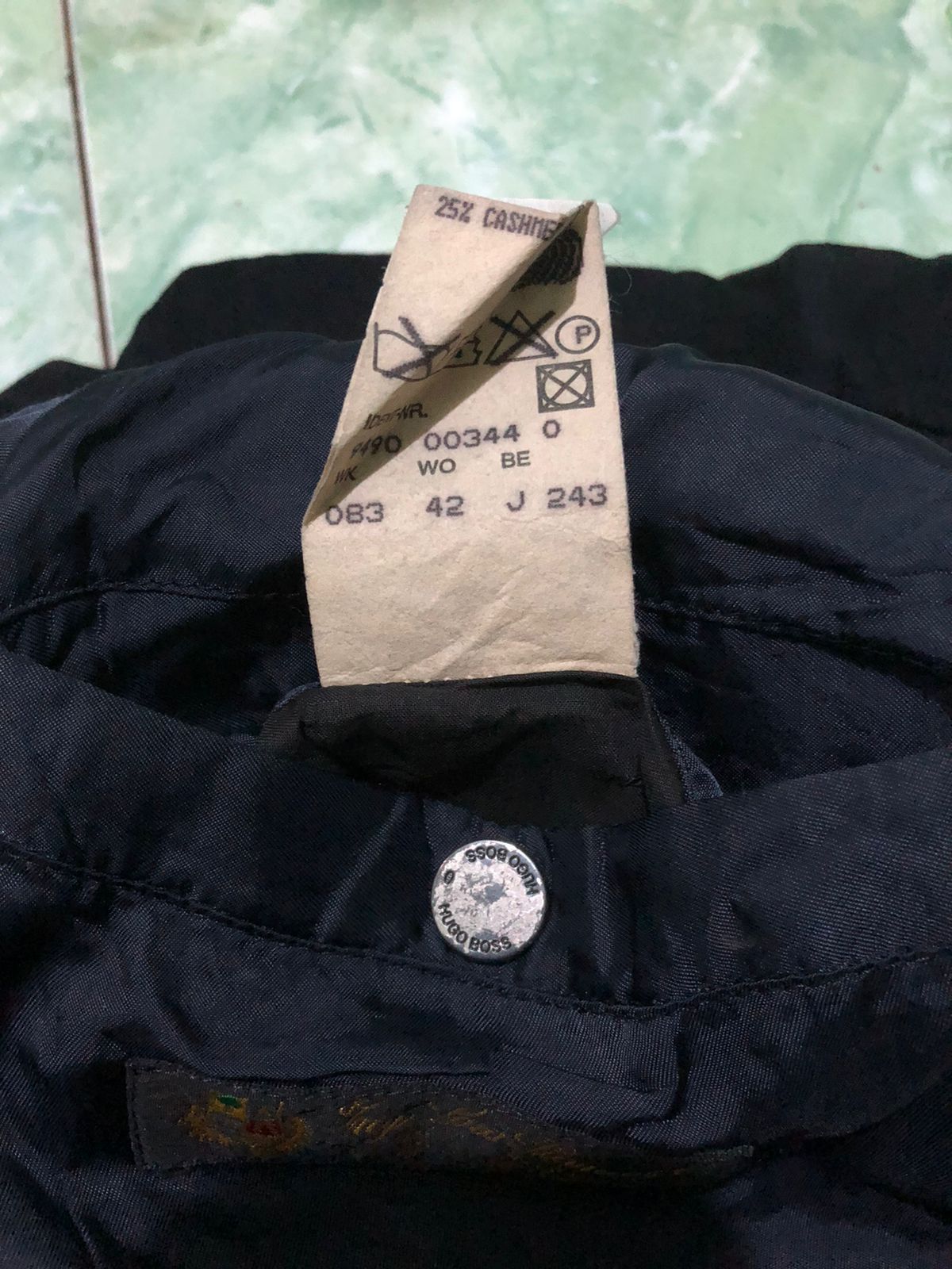 Hugo Boss Vintage bomber jacket hugo boss x loro piana Size US L / EU 52-54 / 3 - 3 Thumbnail