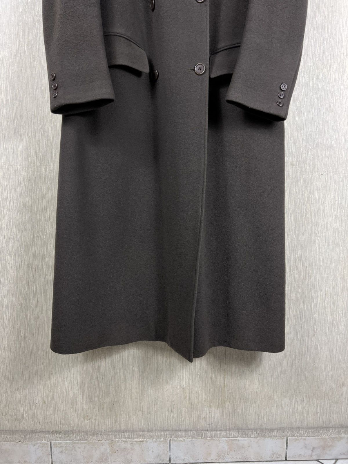 Mulberry Vintage 90s Mulberry wool cashmere double-breasted long coat Size US M / EU 48-50 / 2 - 4 Thumbnail