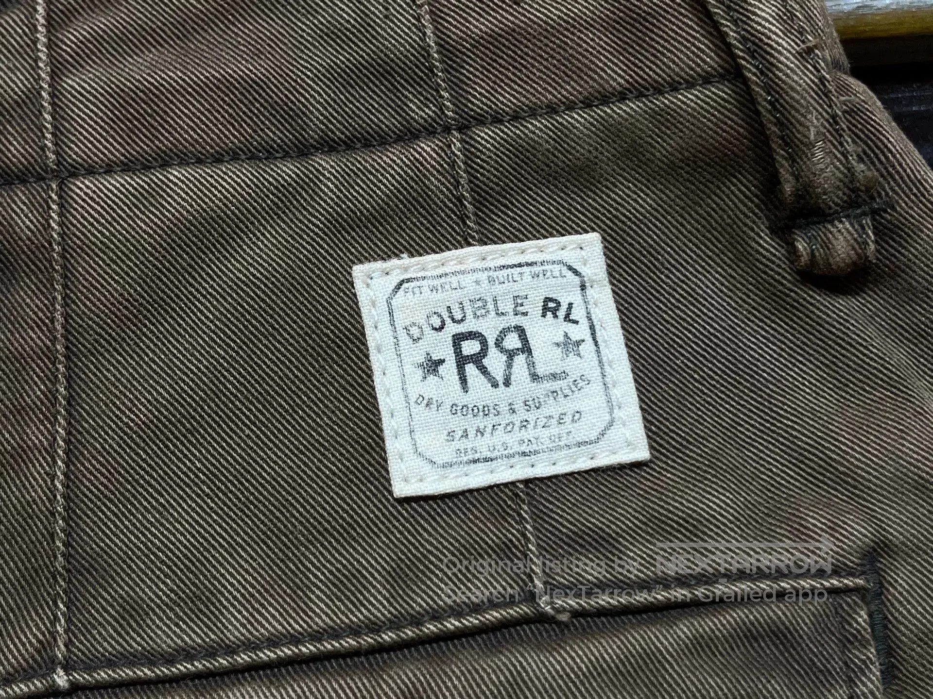 RRL Ralph Lauren classic double rl casual pants for men. Size US 28 / EU 44 - 4 Thumbnail