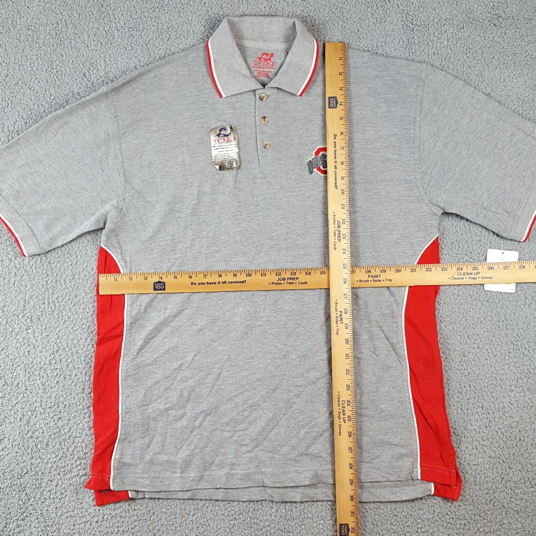 Vintage Ohio State Buckeyes College Football Size L Preppy Polo Golf Shirt Sports OSU Size US L / EU 52-54 / 3 - 6 Thumbnail
