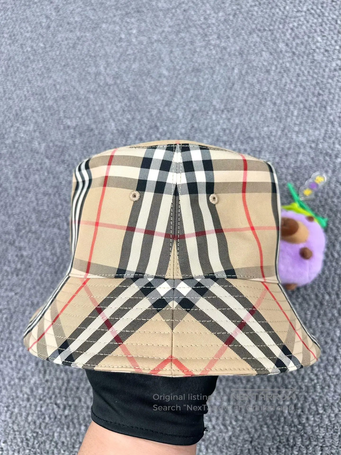 Burberry Burberry size XL Classic Khaki Plaid Fisherman Hat| Size ONE SIZE - 2 Thumbnail