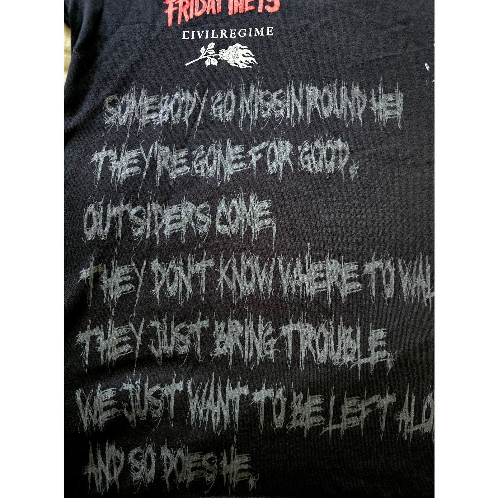 Civil Regime Civil regime x Friday the 13th "Jason" XLARGE Size ONE SIZE - 2 Thumbnail