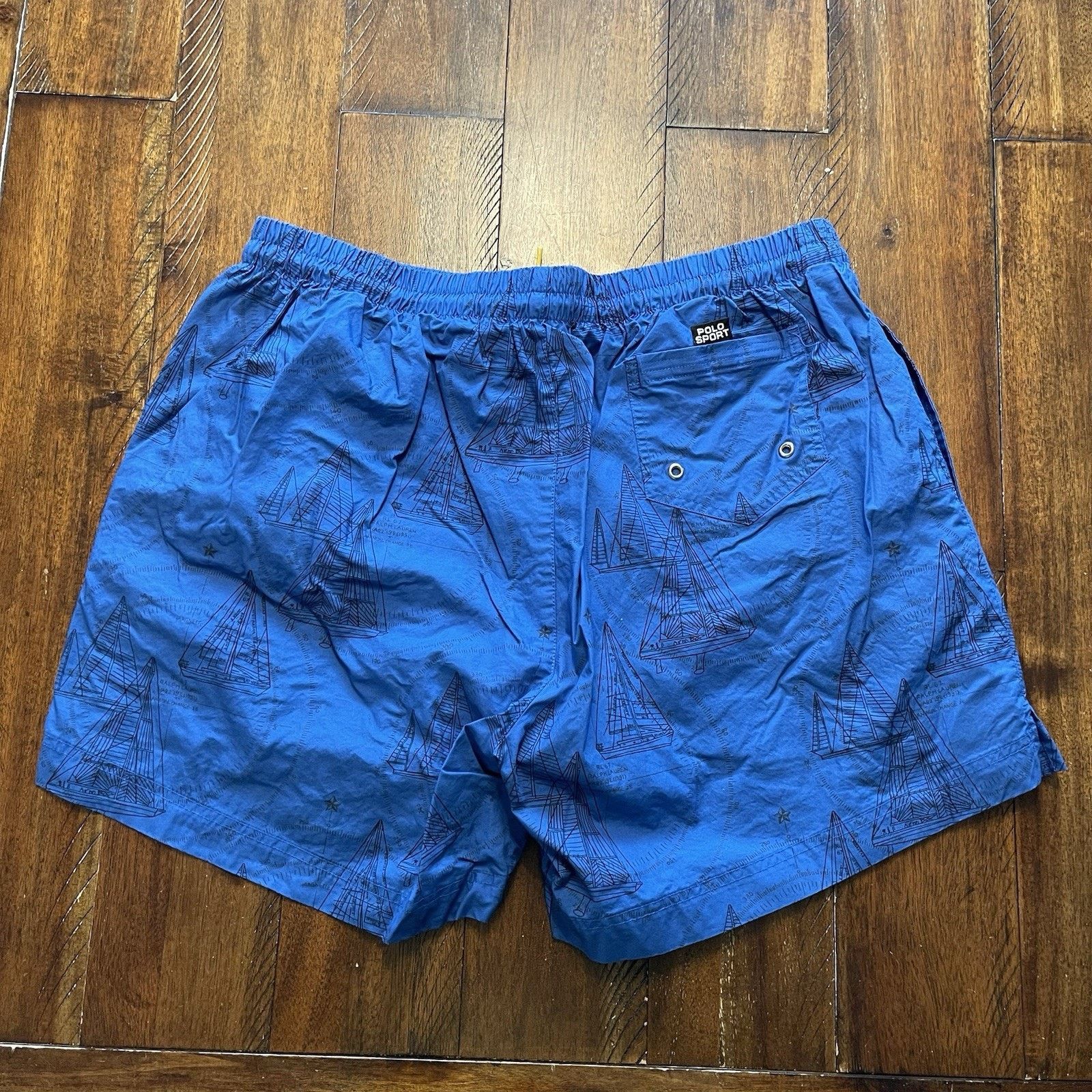 Polo Ralph Lauren Vtg 90s Polo Sport Ralph Lauren Rare Swim Trunks Shorts XXL Size US 36 / EU 52 - 6 Thumbnail