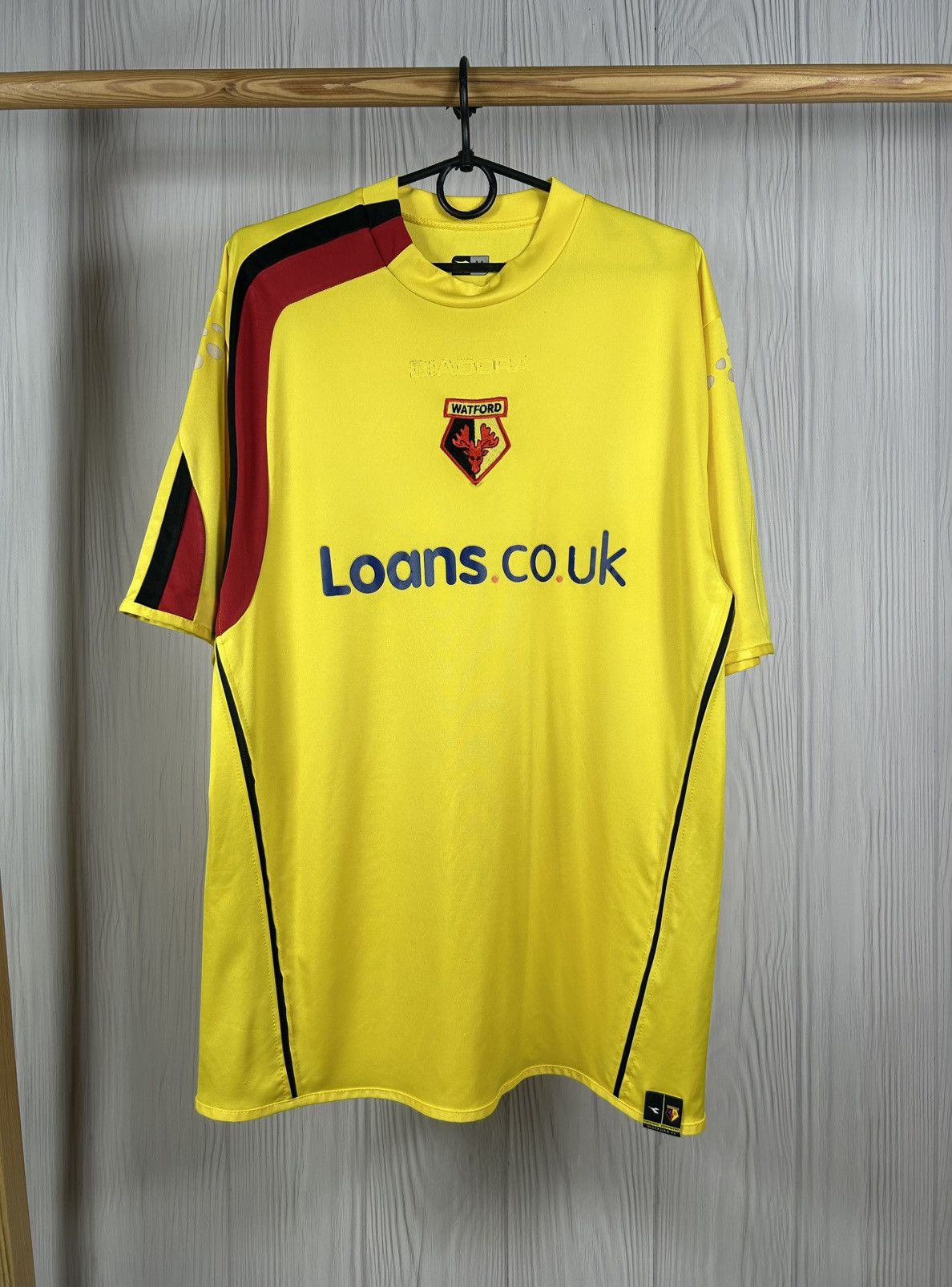Diadora Watford 2005 2006 Home Football Soccer Jersey Diadora Mens M Size US M / EU 48-50 / 2 - 1 Thumbnail