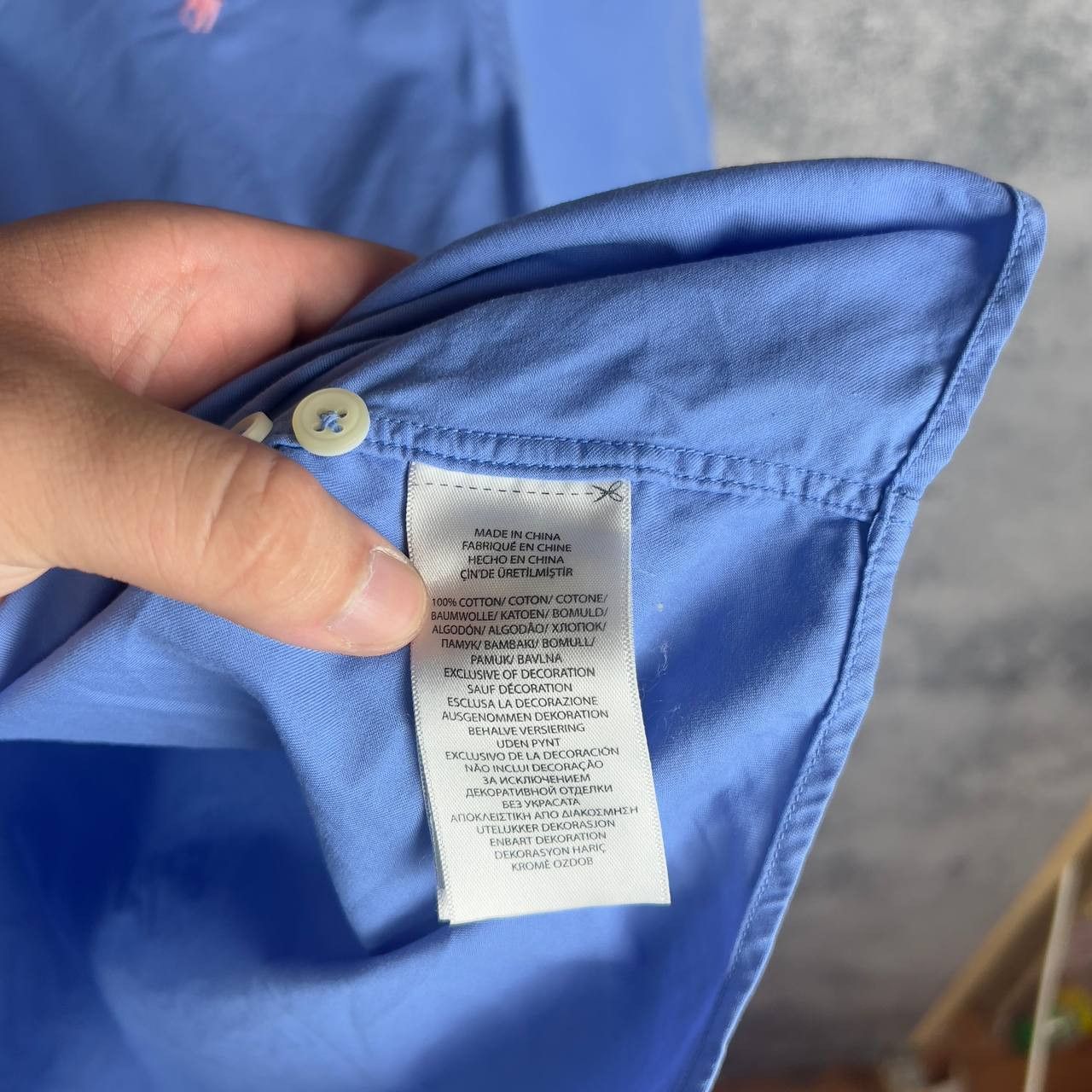 Ralph Lauren Ralph Lauren Shirt Men's Size S Blue Cotton Short Sleeve` Size US S / EU 44-46 / 1 - 6 Thumbnail