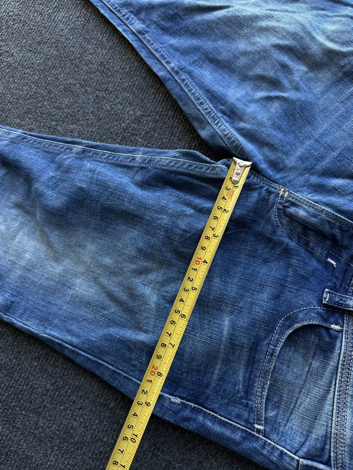 Diesel 🚨 DIESEL AVANT GARDE GOTHIC WOMEN JEANS LOGO IFSIXWASNINE Size 26" / US 2 / IT 38 - 14 Thumbnail