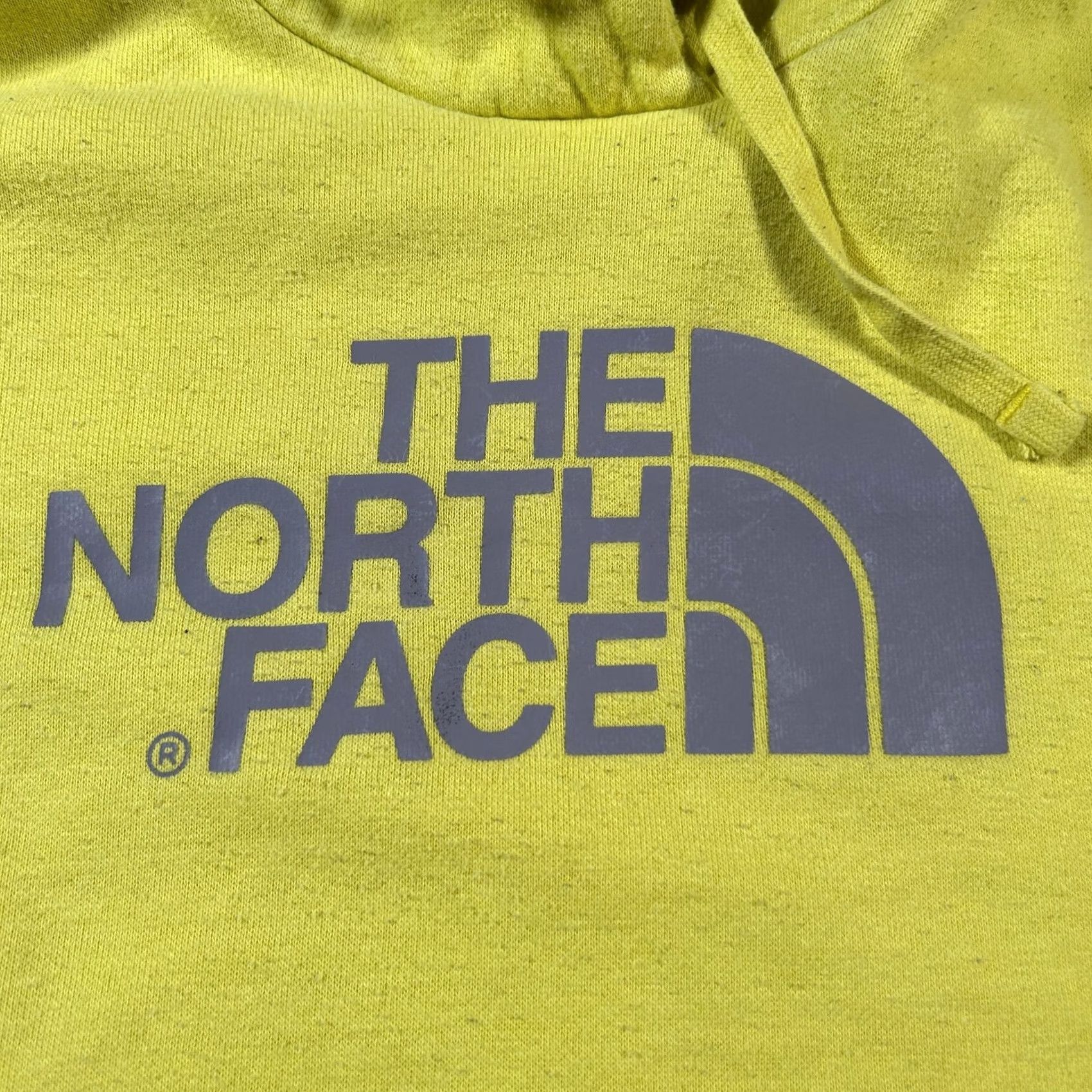 The North Face VINTAGE? No. The North Face Hoodie Womens M Lemon Yellow Logo Fleece Lined Sweatshirt Size M / US 6-8 / IT 42-44 - 6 Thumbnail