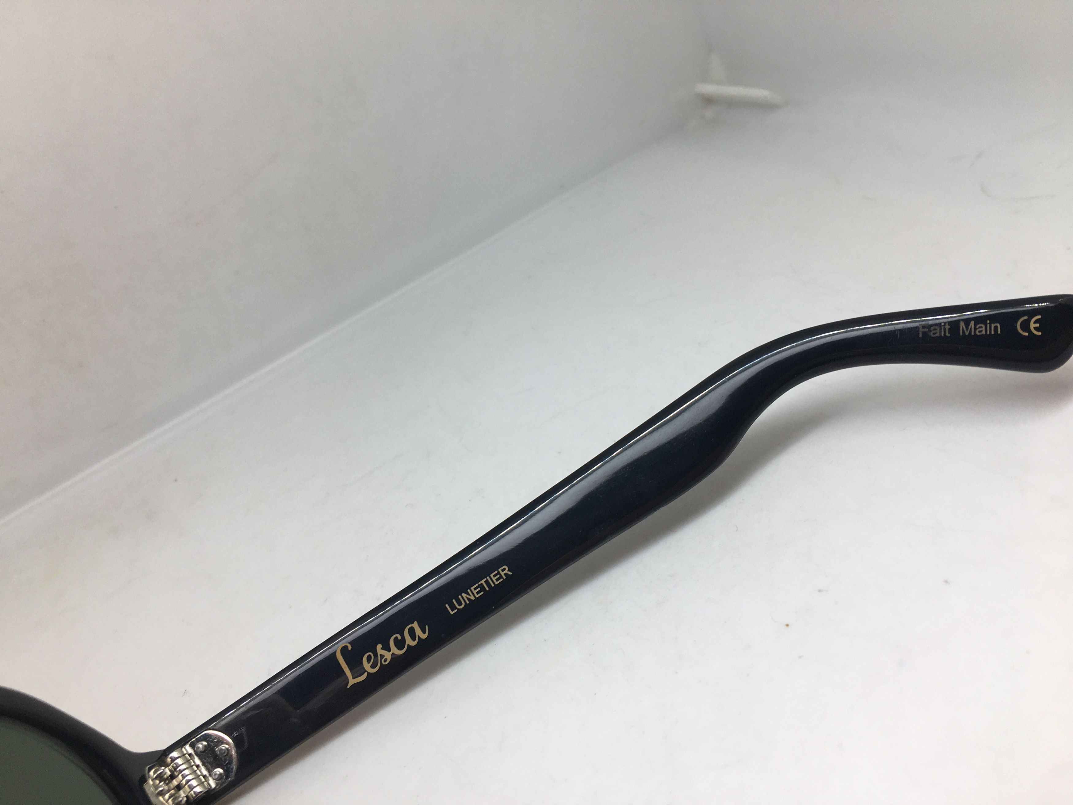 Lesca Lunetier Lesca Lesca Lunetier Genuine Horn G Burt Sunglasses Size ONE SIZE - 4 Thumbnail