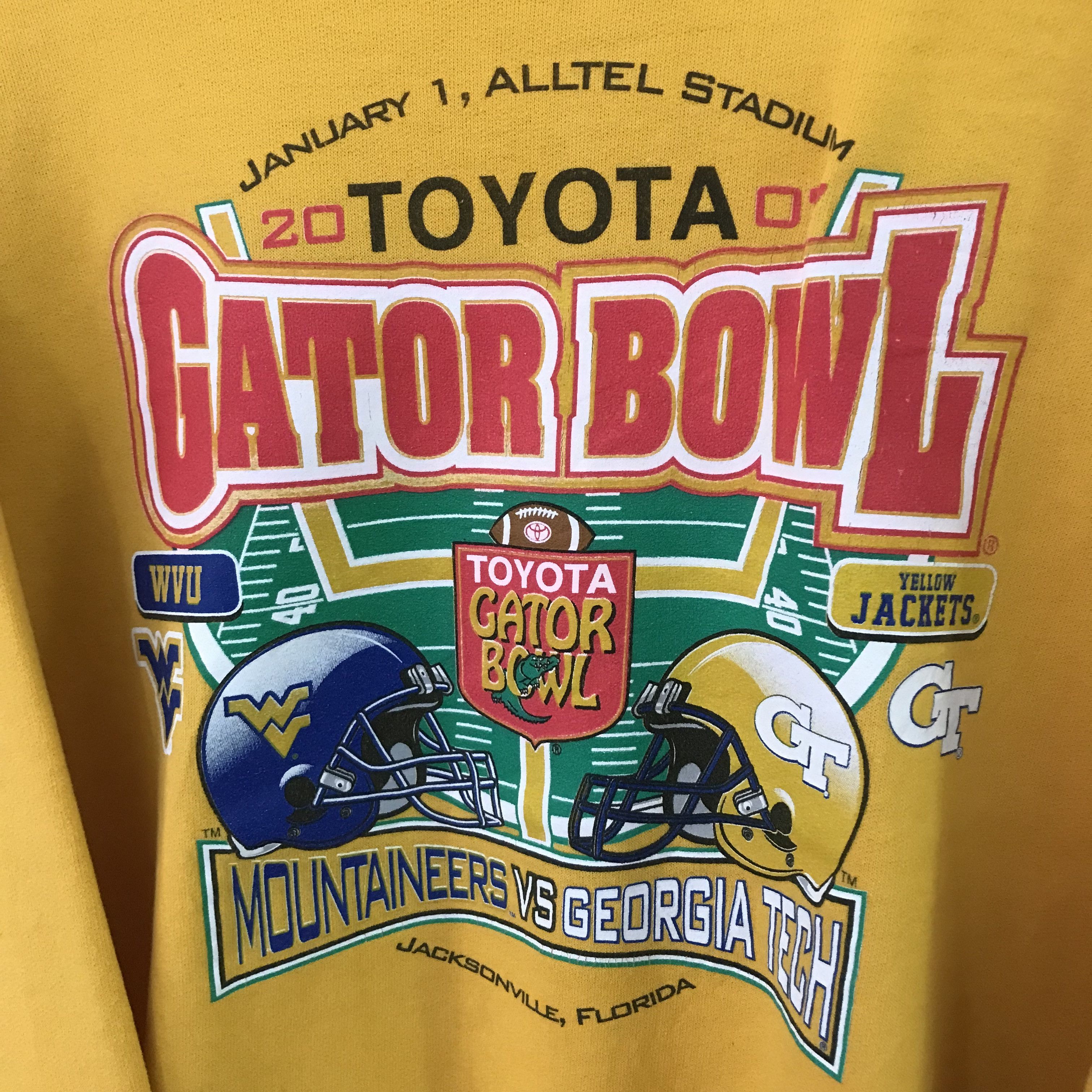 X-LARGE Vintage Y2K Gator Bowl Ncaa Yellow - 11 Size US XL / EU 56 / 4 - 4 Thumbnail