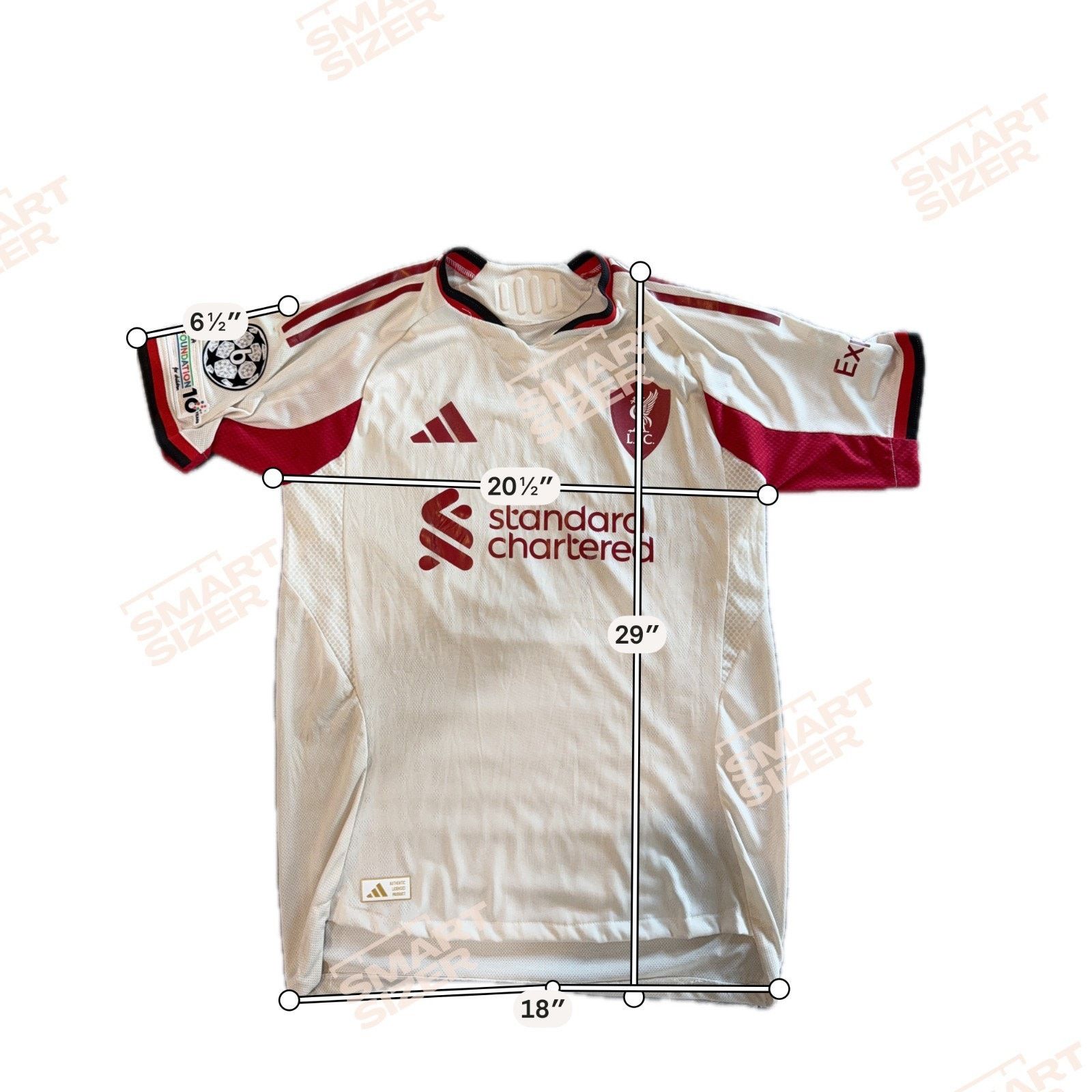 Adidas 2024-25 Liverpool Away Jersey WIRTZ Adidas Authentic Match L Size US L / EU 52-54 / 3 - 9 Thumbnail