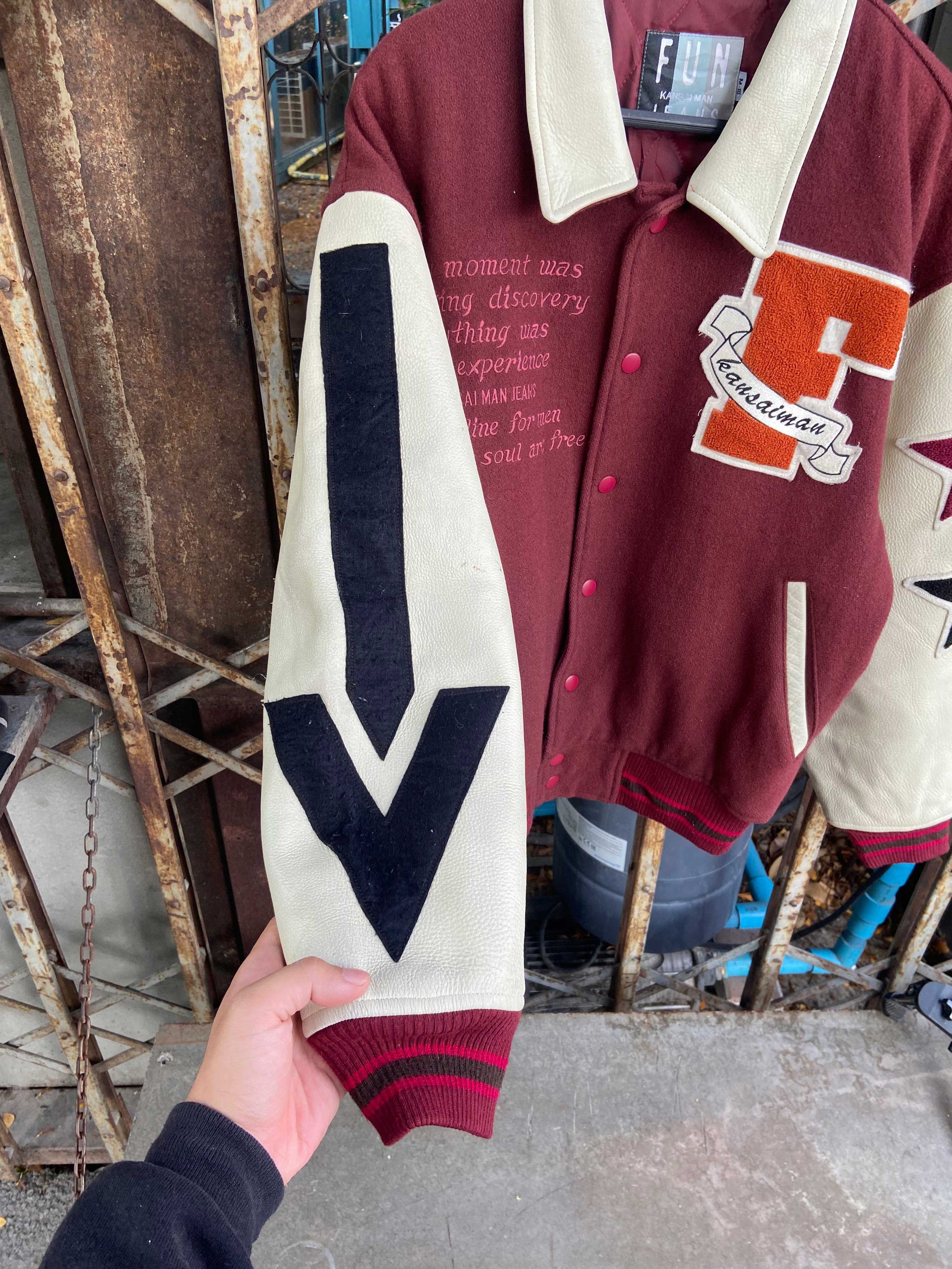 Kansai Yamamoto 🇯🇵RARE‼️ VINTAGE KANSAI MAN VARISTY JACKET Size US M / EU 48-50 / 2 - 10 Thumbnail