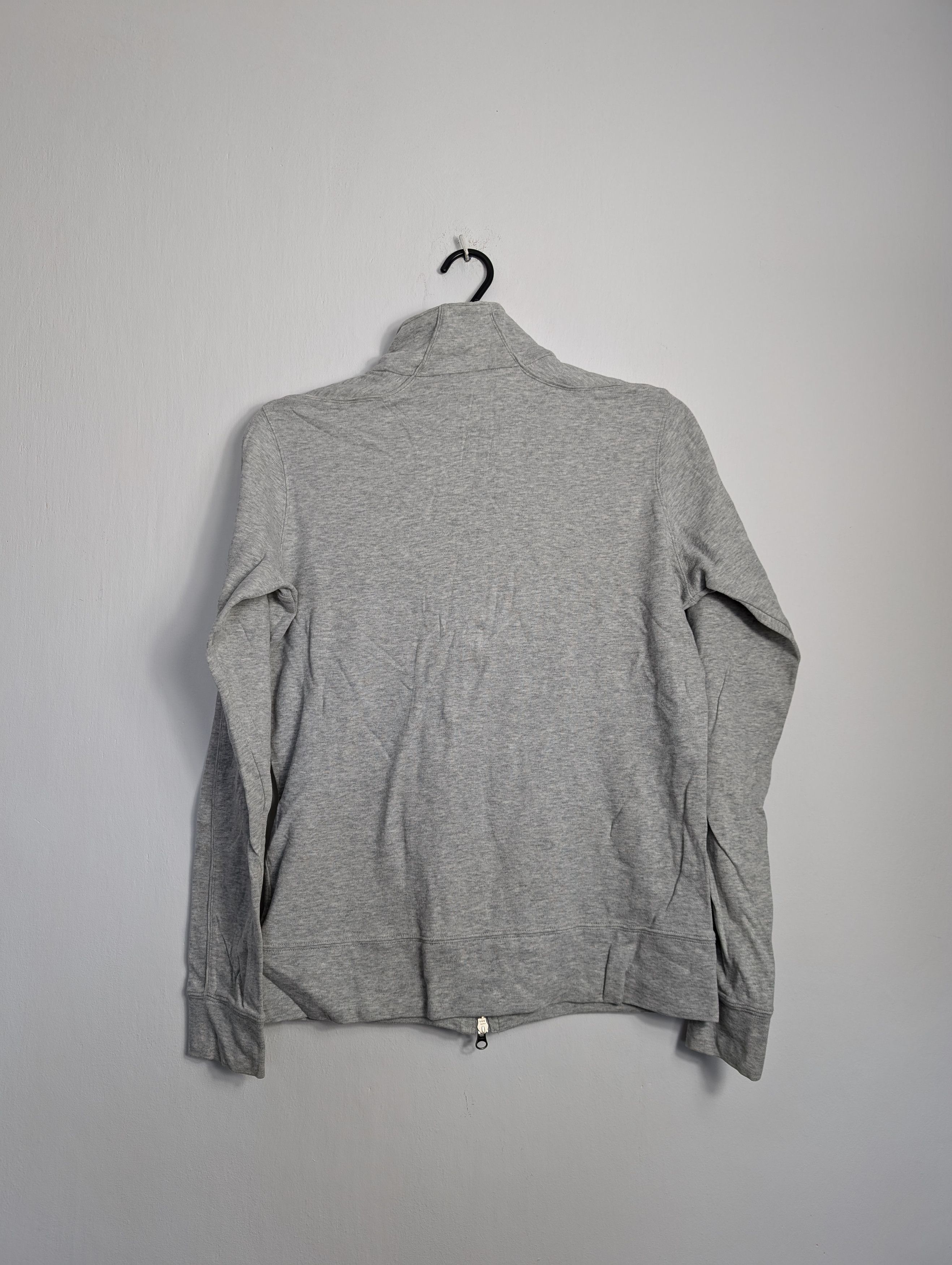 Nike Nike Women's Zip Sweatshirt Grey Crewneck Vintage Size L / US 10 / IT 46 - 4 Thumbnail